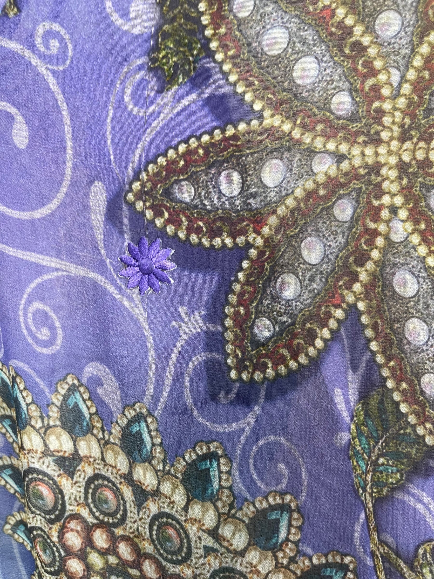 PREVIEW PRG7790 Sheer Wabi Sabi Pure Silk Self Pocket Tunic Dress