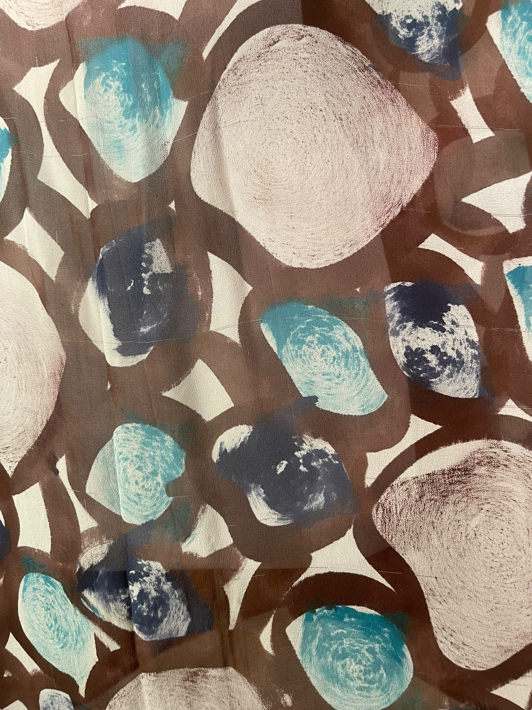 PRG6618 Sheer Wabi Sabi Pure Silk Midi Length Kaftan