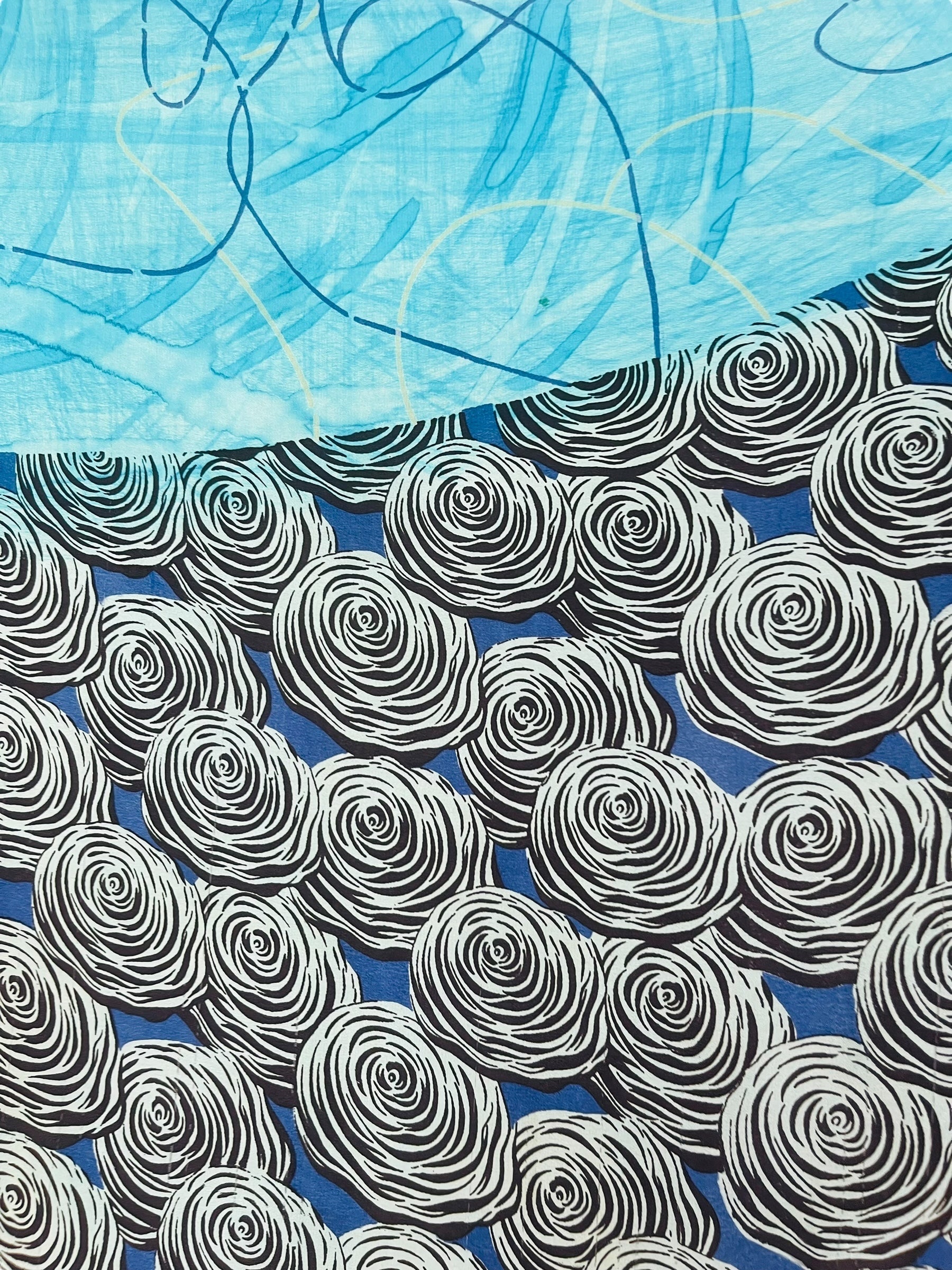 PRC7621 Pure Silk Wabi Sabi Capelet Poncho