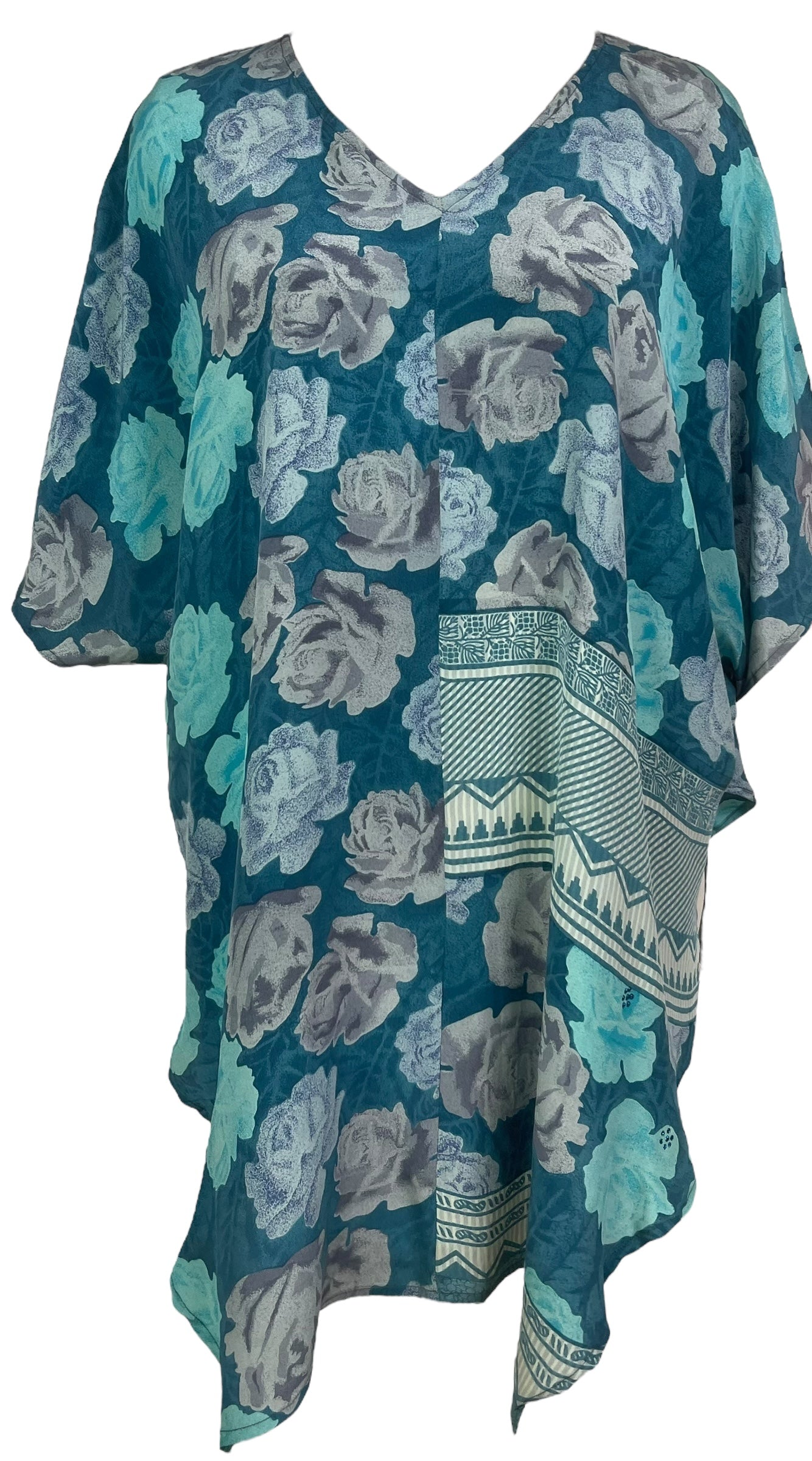 PRC8084 Avatar Pure Silk Waterfall Top
