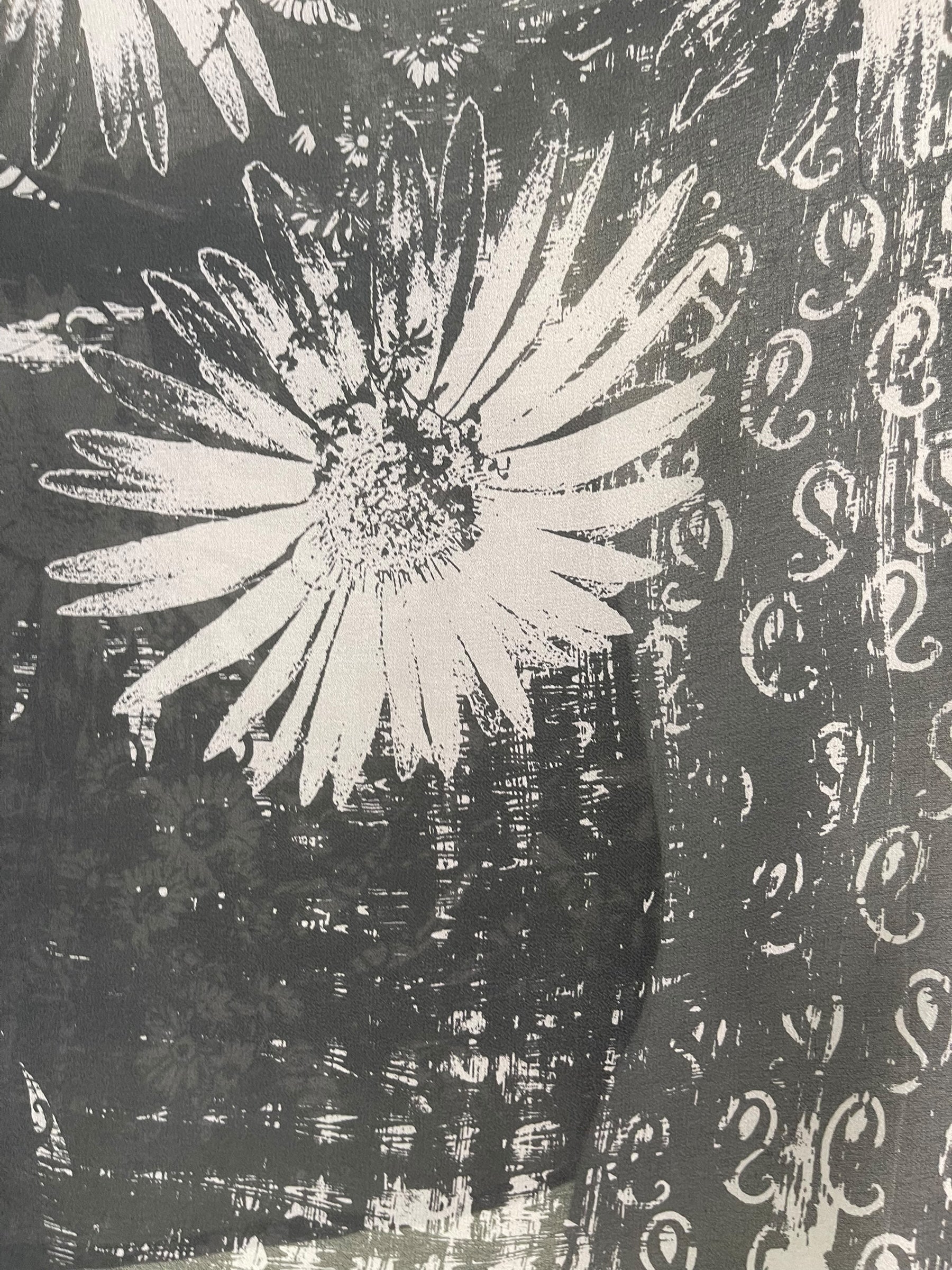 DEEANNS PRG8234 Sheer Avatar Pure Silk Kimono-Sleeved Top