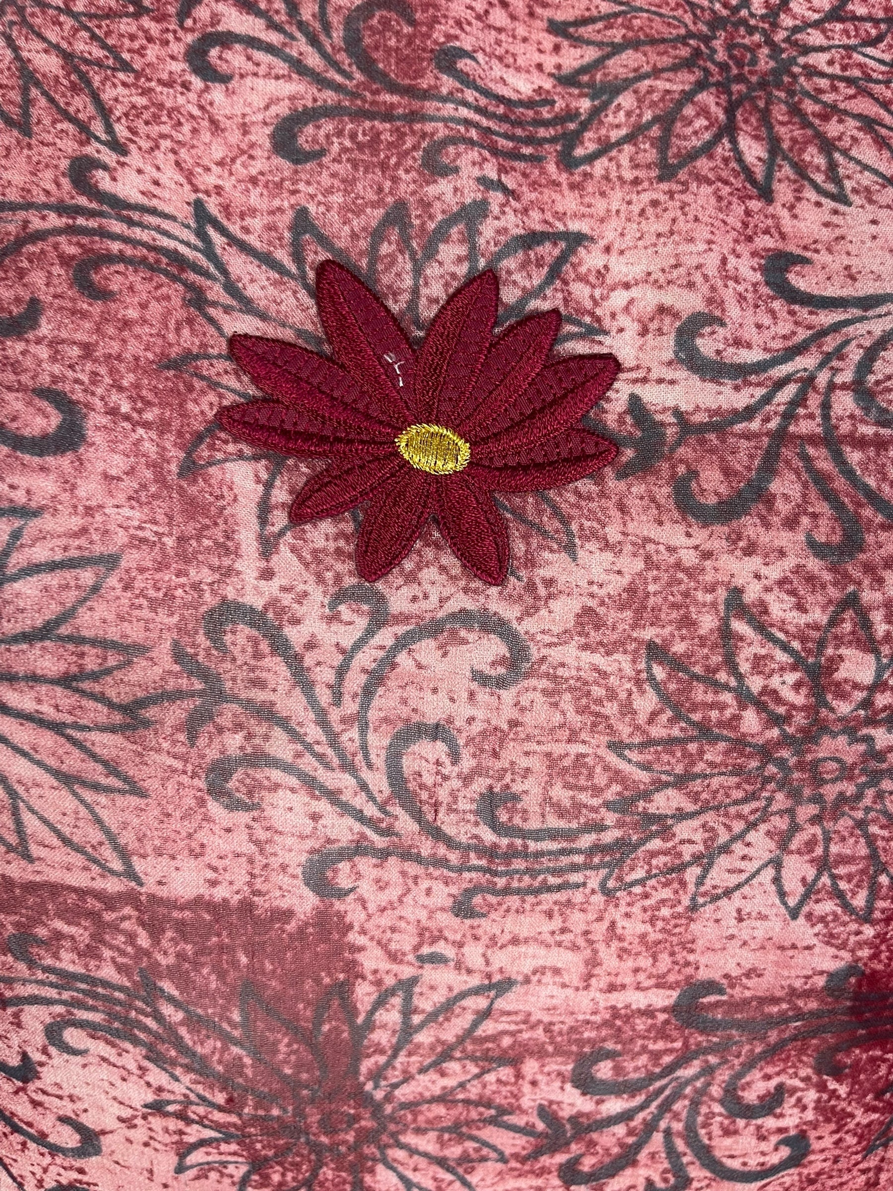 PRG6413 Sheer Wabi Sabi Pure Silk Side Slit Top