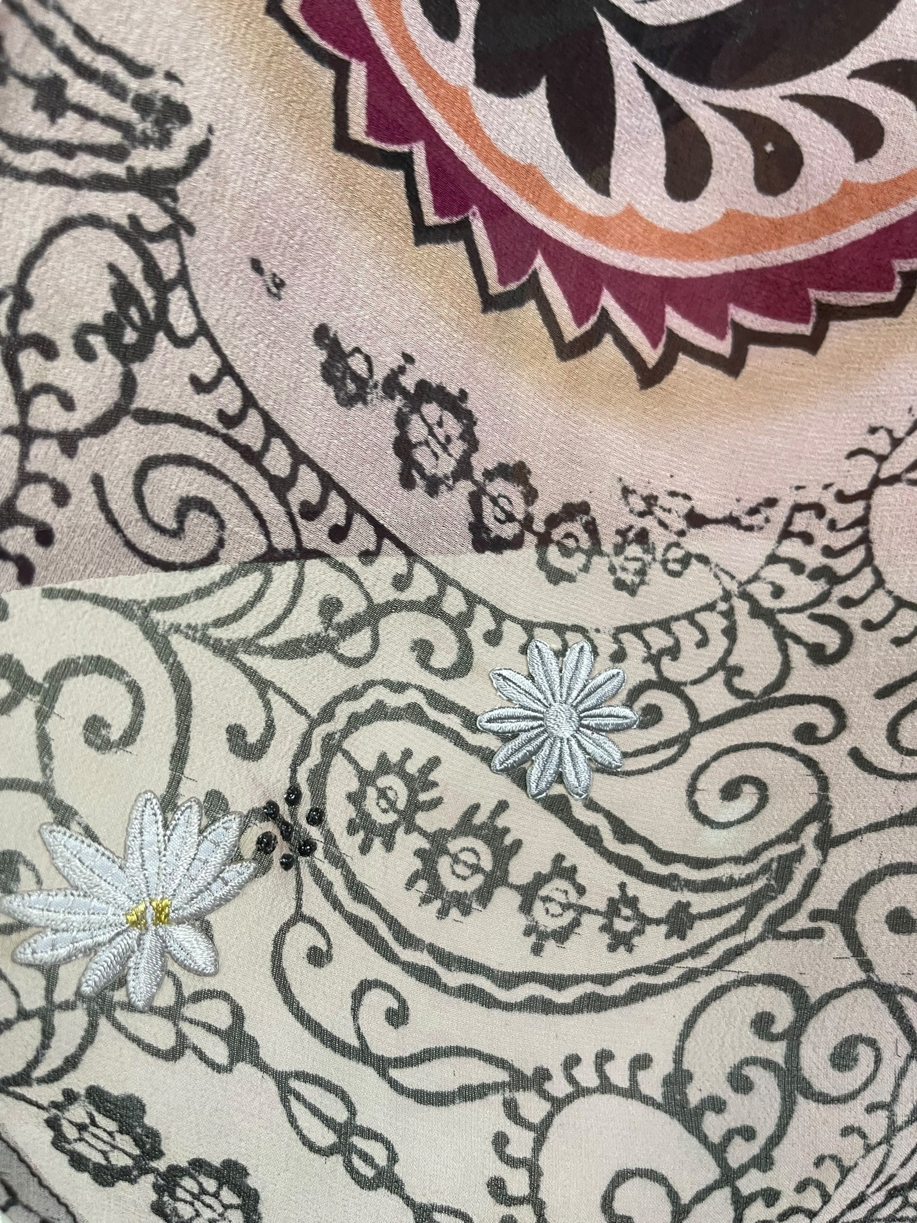 PRG7788 Sheer Avatar Pure Silk Self Pocket Tunic Dress