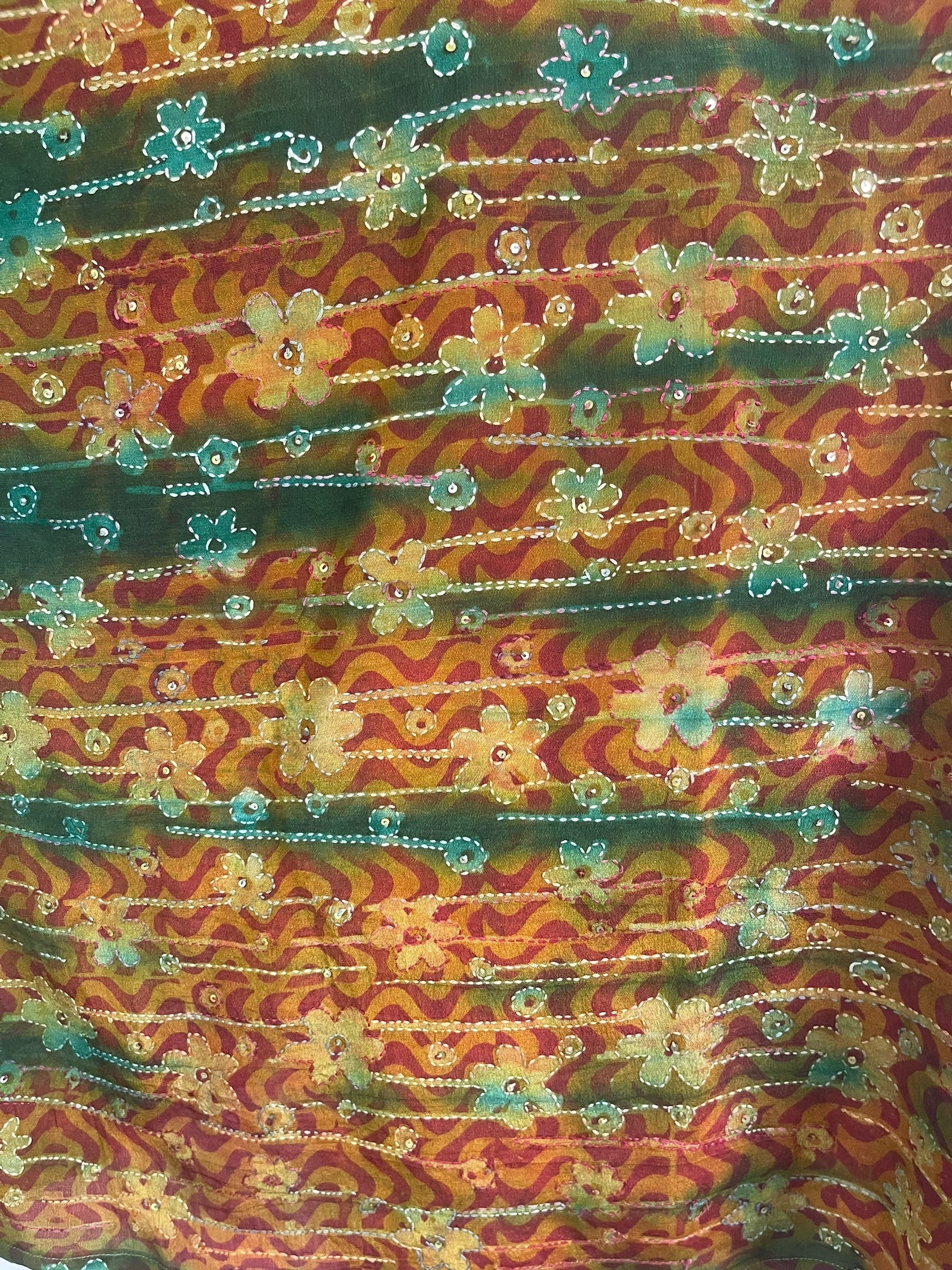 PRC8733 Avatar Pure Silk Long Tunic with Side Ties by 15 FEBRUARY 2026 – Handmade ethical Side Tie Tunic from sariKNOTsari using upcycled silk. Designed in Canada for travel and slow fashion, loved from Toronto to LA to Sydney.