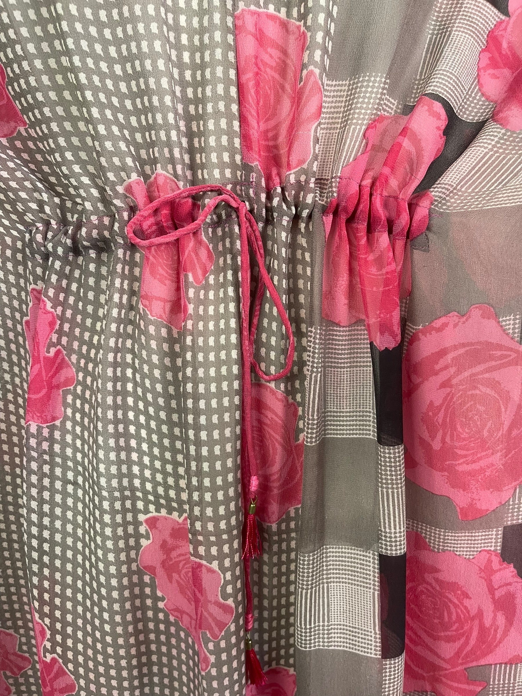 PRG8858 Sheer Wabi Sabi Pure Silk Maxi Kaftan by 15 FEBRUARY 2026 – Handmade ethical Maxi Kaftan from sariKNOTsari using upcycled silk. Designed in Canada for travel and slow fashion, loved from Toronto to LA to Sydney.