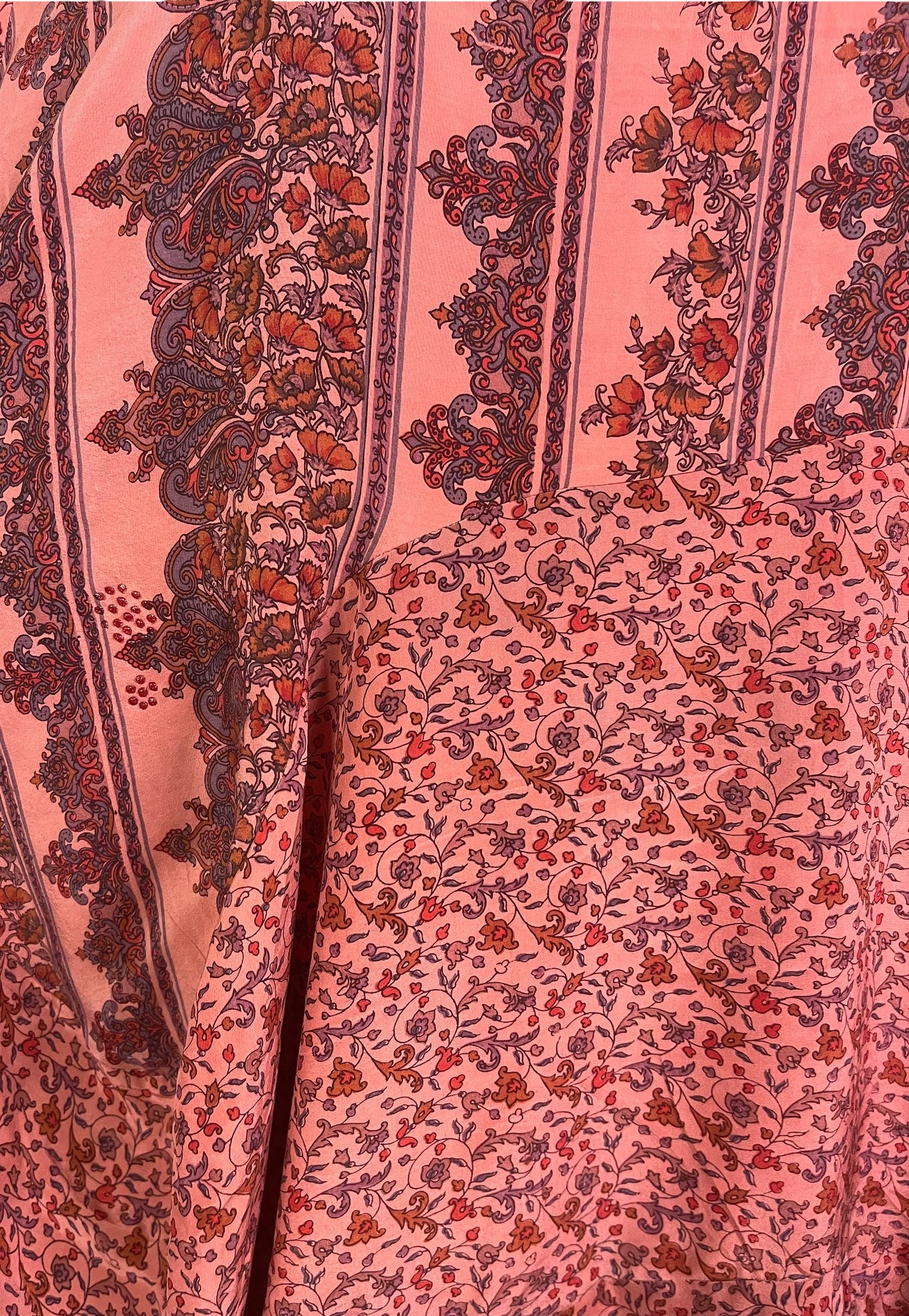 PRC8900 Avatar Pure Silk Sculptural Long Tunic Dress