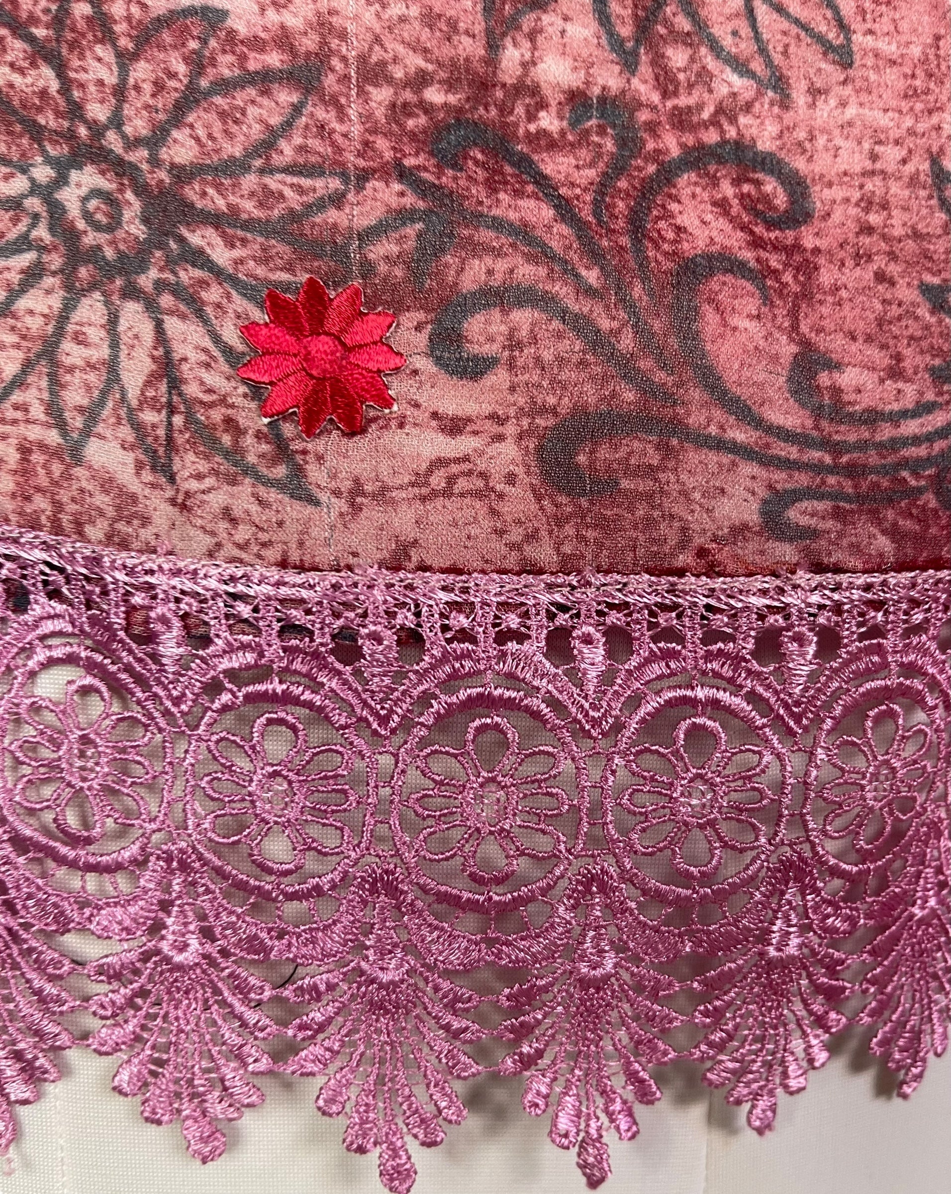 PRG6413 Sheer Wabi Sabi Pure Silk Side Slit Top