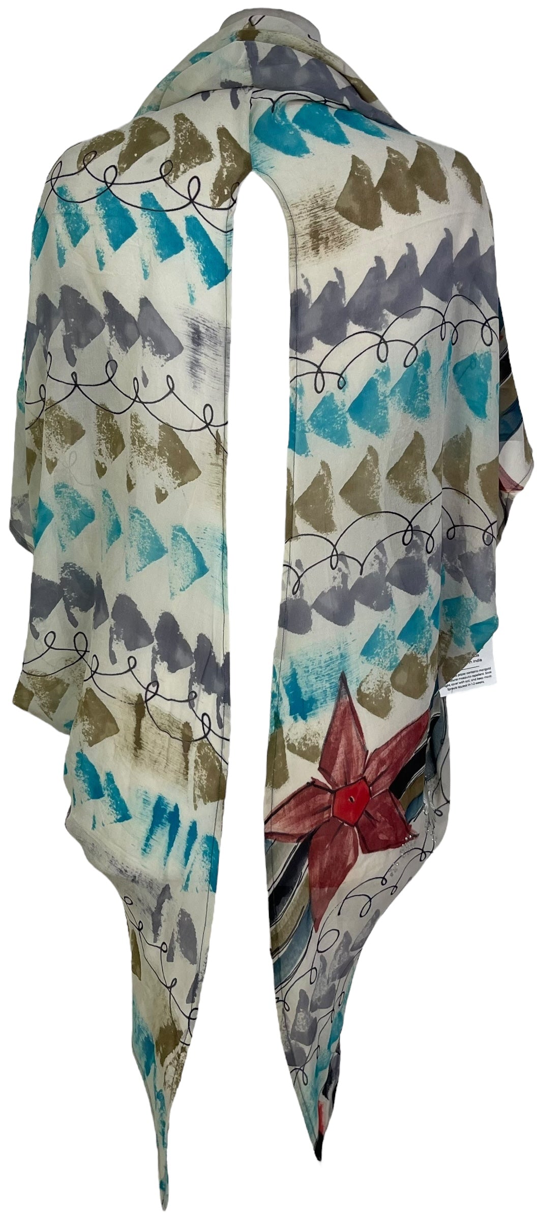 PRG7097 Sheer Wabi Sabi Pure Silk Cardigan