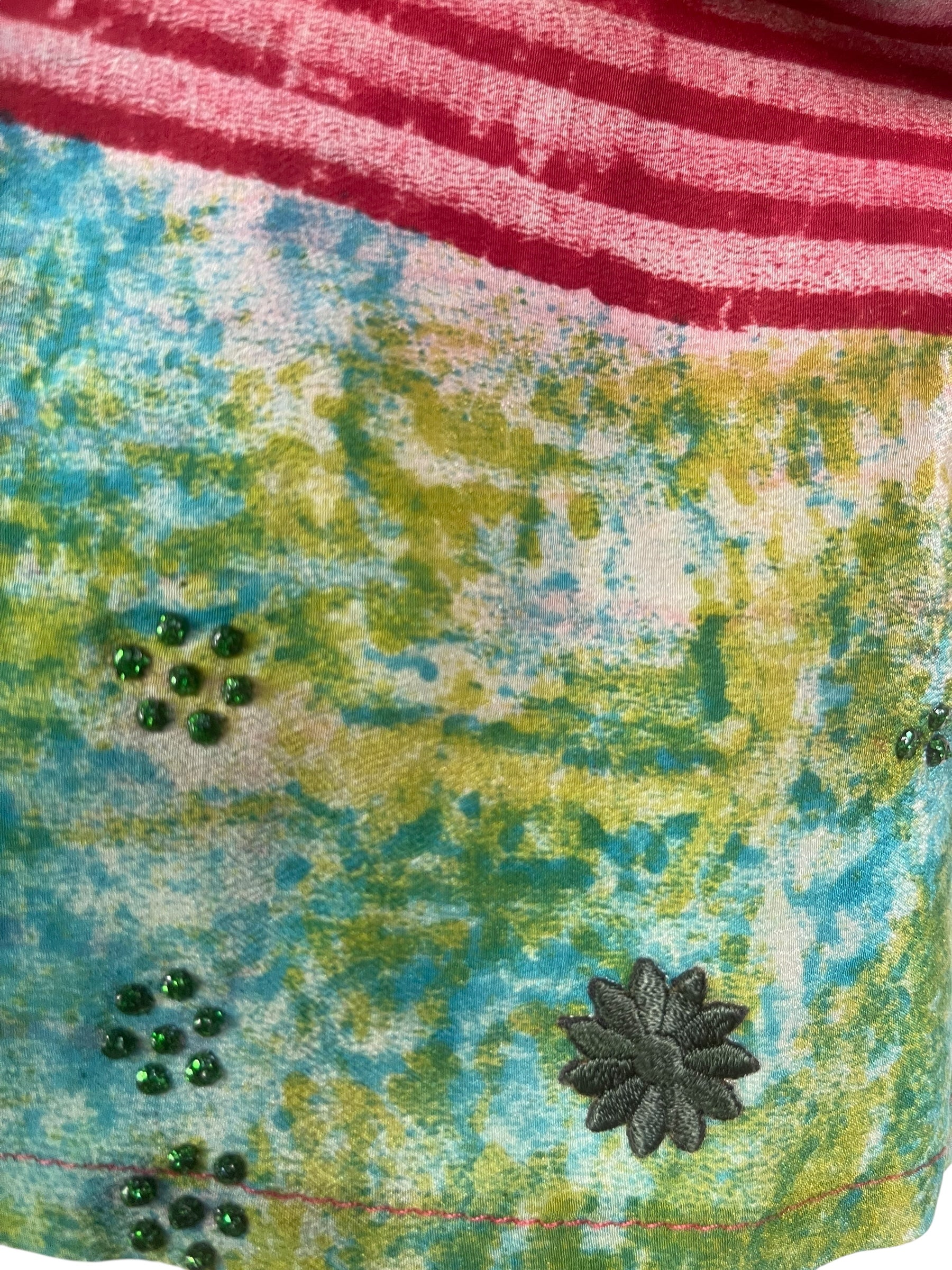 PRC4952 Wabi Sabi Pure Silk Boxy Top