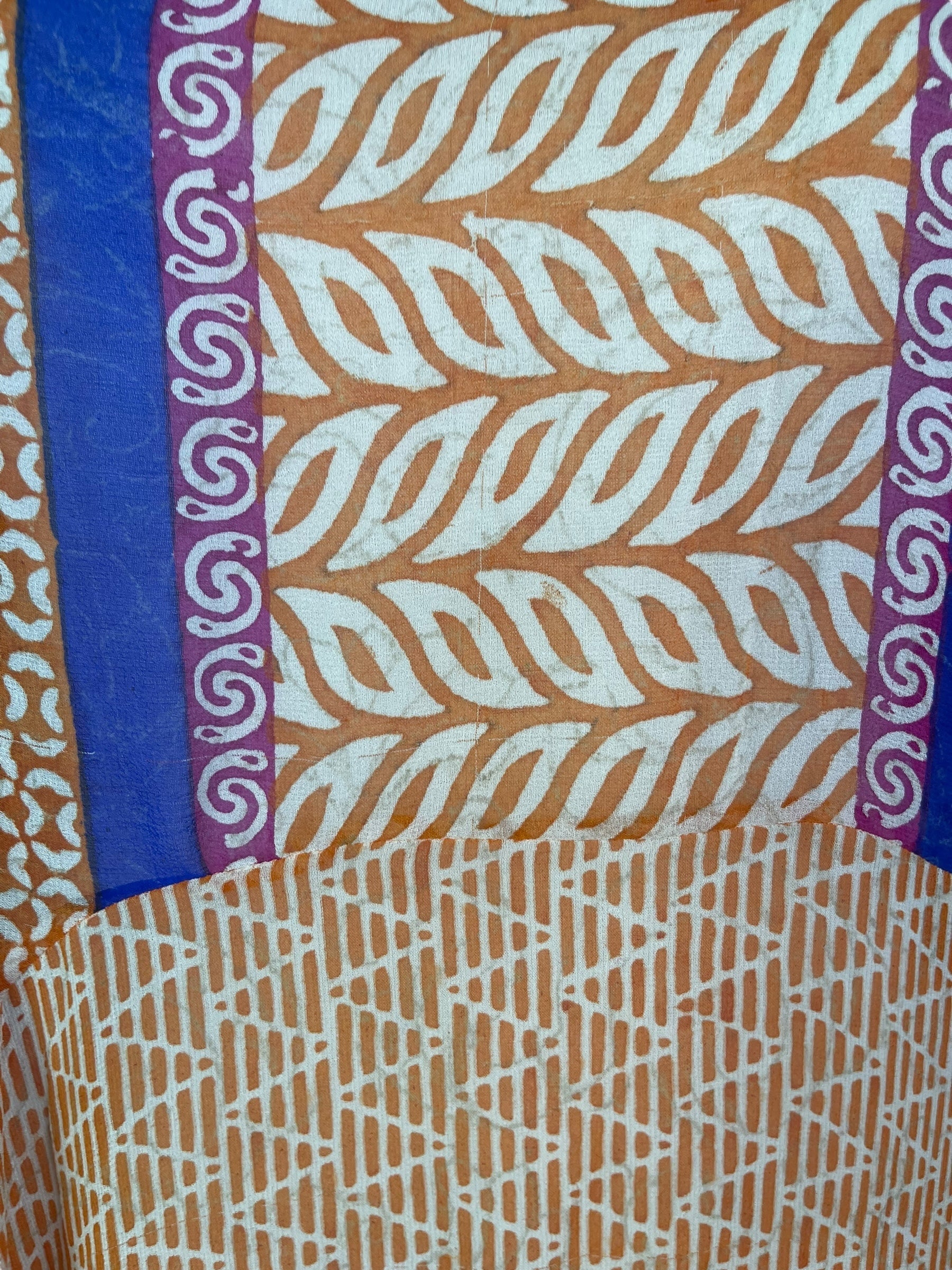 PRG7999 Sheer Wabi Sabi Sculptural Silk Long Tunic Dress