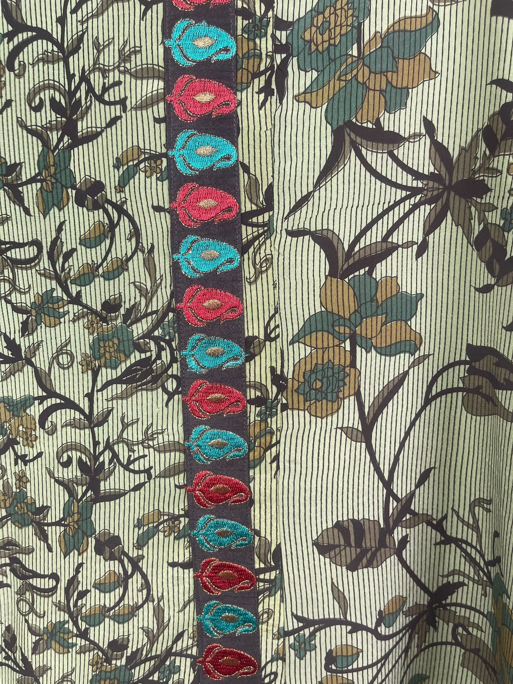 PRC8077 Avatar Pure Silk Waterfall Top