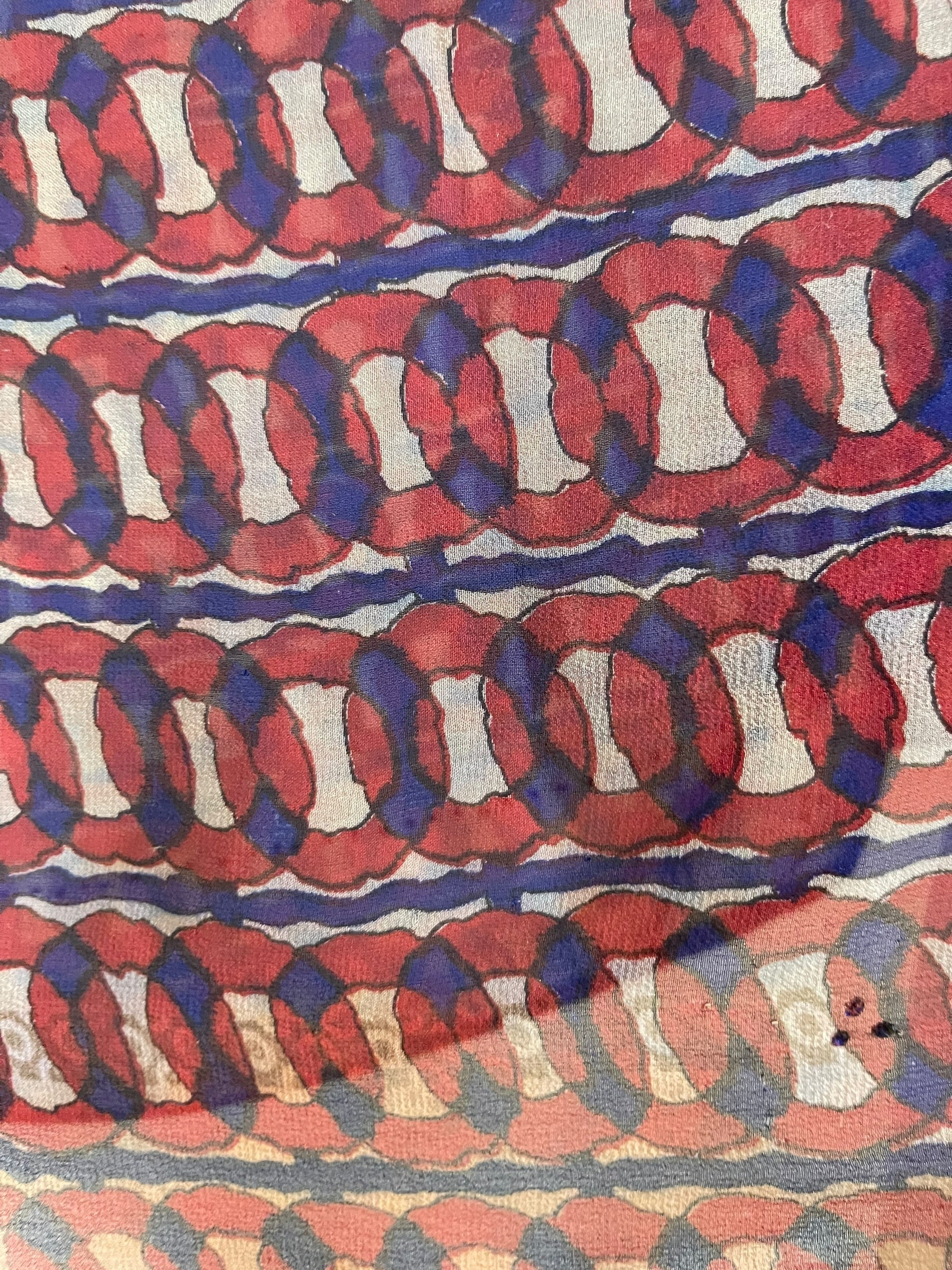 PRG7063 Sheer Wabi Sabi Pure Silk Capelet Poncho