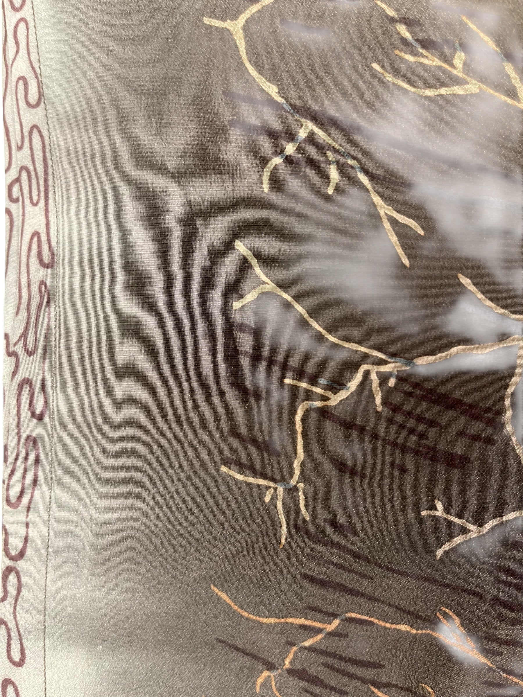 PRC7815 Avatar Pure Silk Side Slit Top