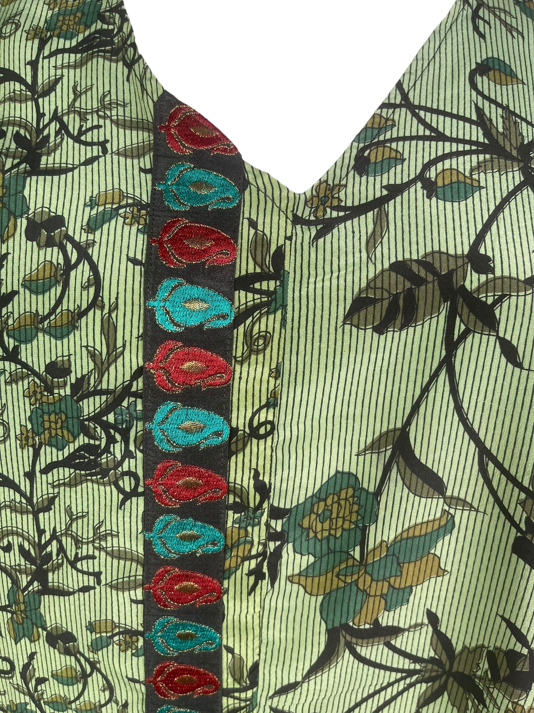 PRC8077 Avatar Pure Silk Waterfall Top