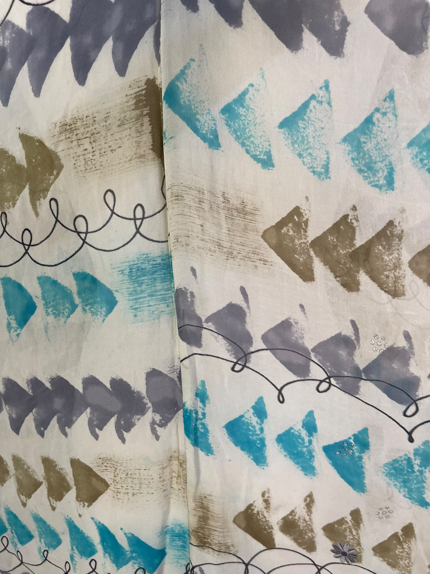 PRG7097 Sheer Wabi Sabi Pure Silk Cardigan