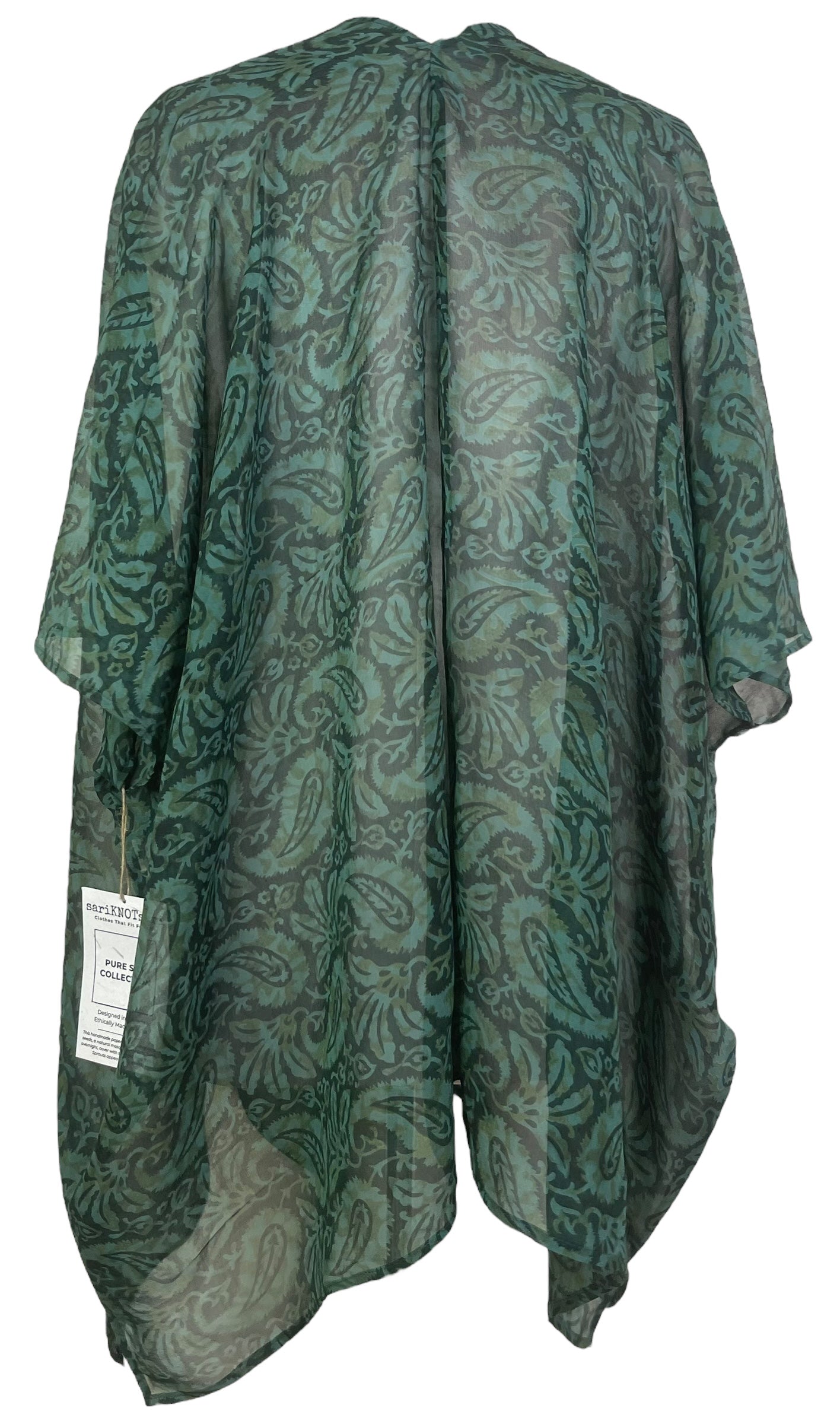 PRG8122 Sheer Avatar Pure Silk Cardigan