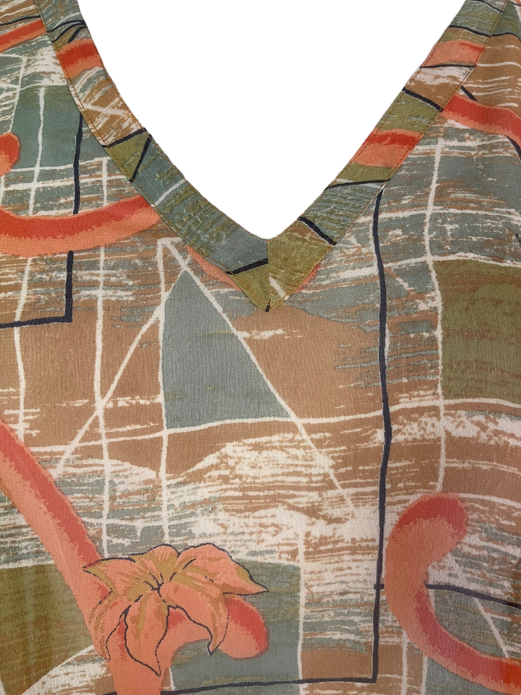 PREVIEW PRG8101 Wabi Sabi Pure Silk Long Tunic with Side Ties by DECEMBER2025 – Handmade ethical Side Tie Tunic from sariKNOTsari using upcycled silk. Designed in Canada for travel and slow fashion, loved from Toronto to LA to Sydney.