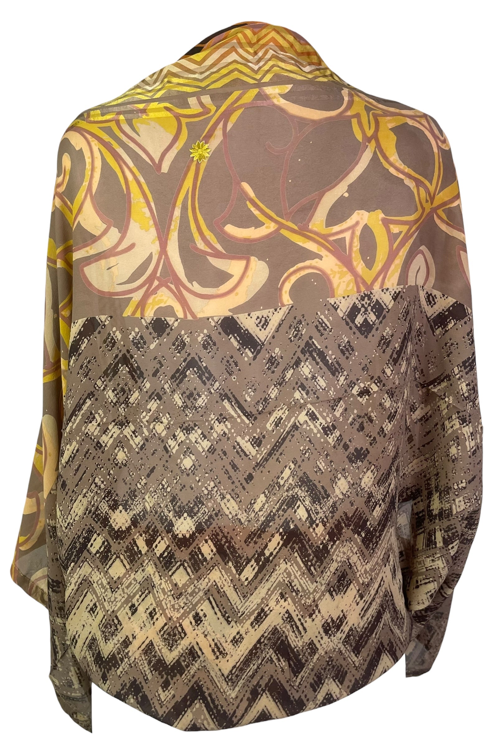 PRG8142 Sheer Wabi Sabi Pure Silk Shrug