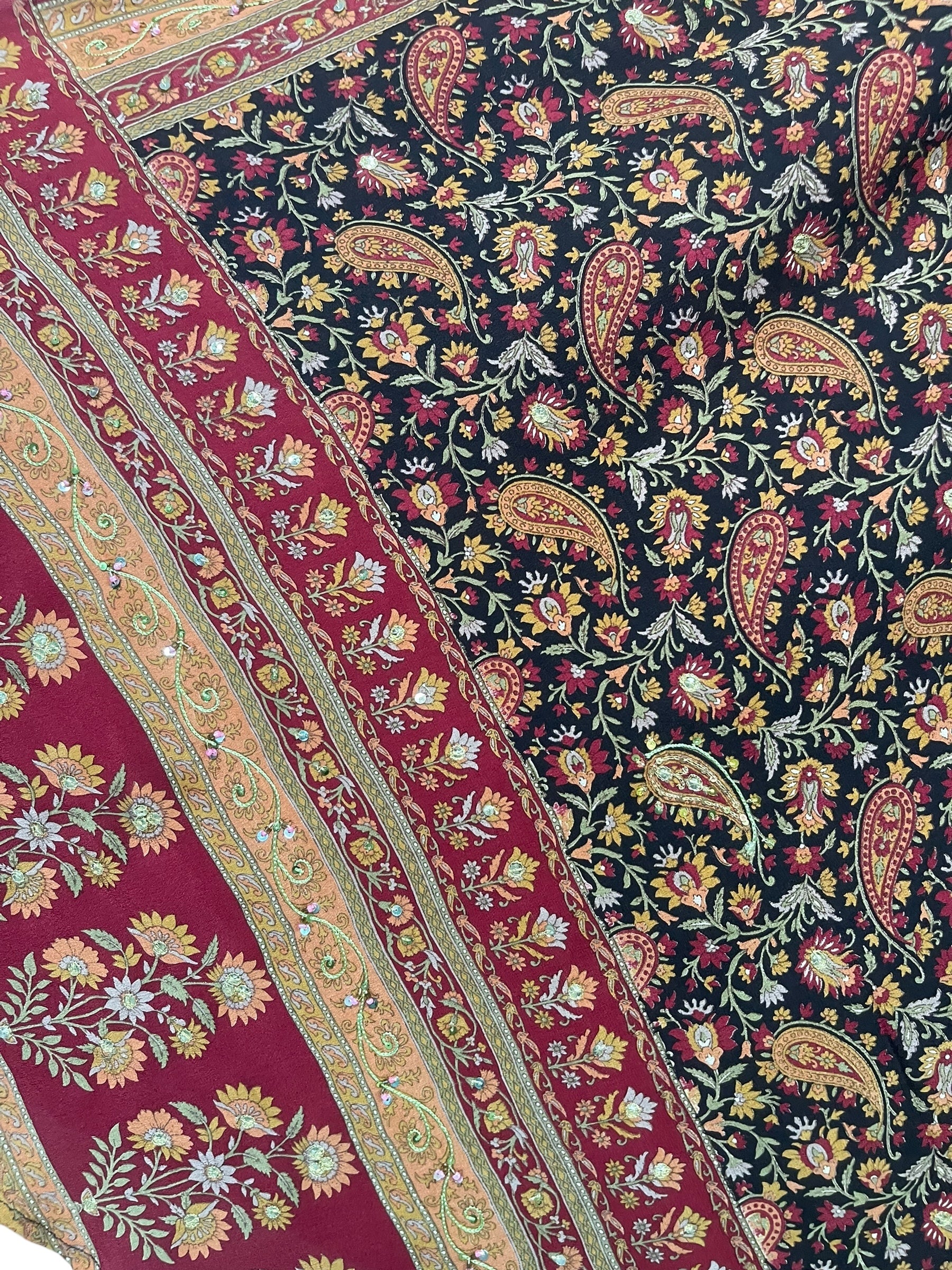 PREVIEW PRC8639 Avatar Pure Silk Maxi Dress with Belt by MARCH2026 – Handmade ethical Maxi Dress from sariKNOTsari using upcycled silk. Designed in Canada for travel and slow fashion, loved from Toronto to LA to Sydney.