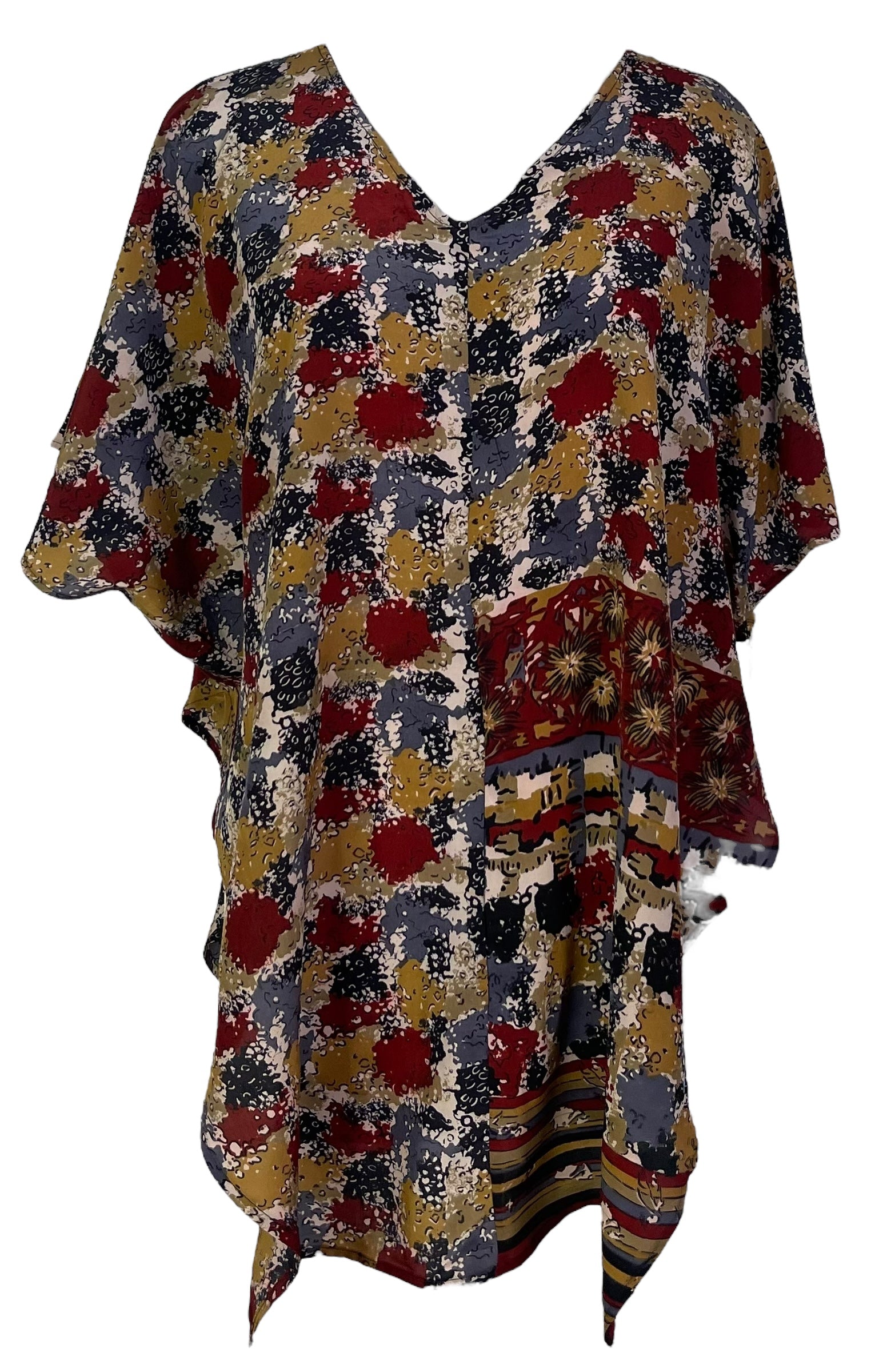 PRC7003 Avatar Pure Silk Waterfall Top