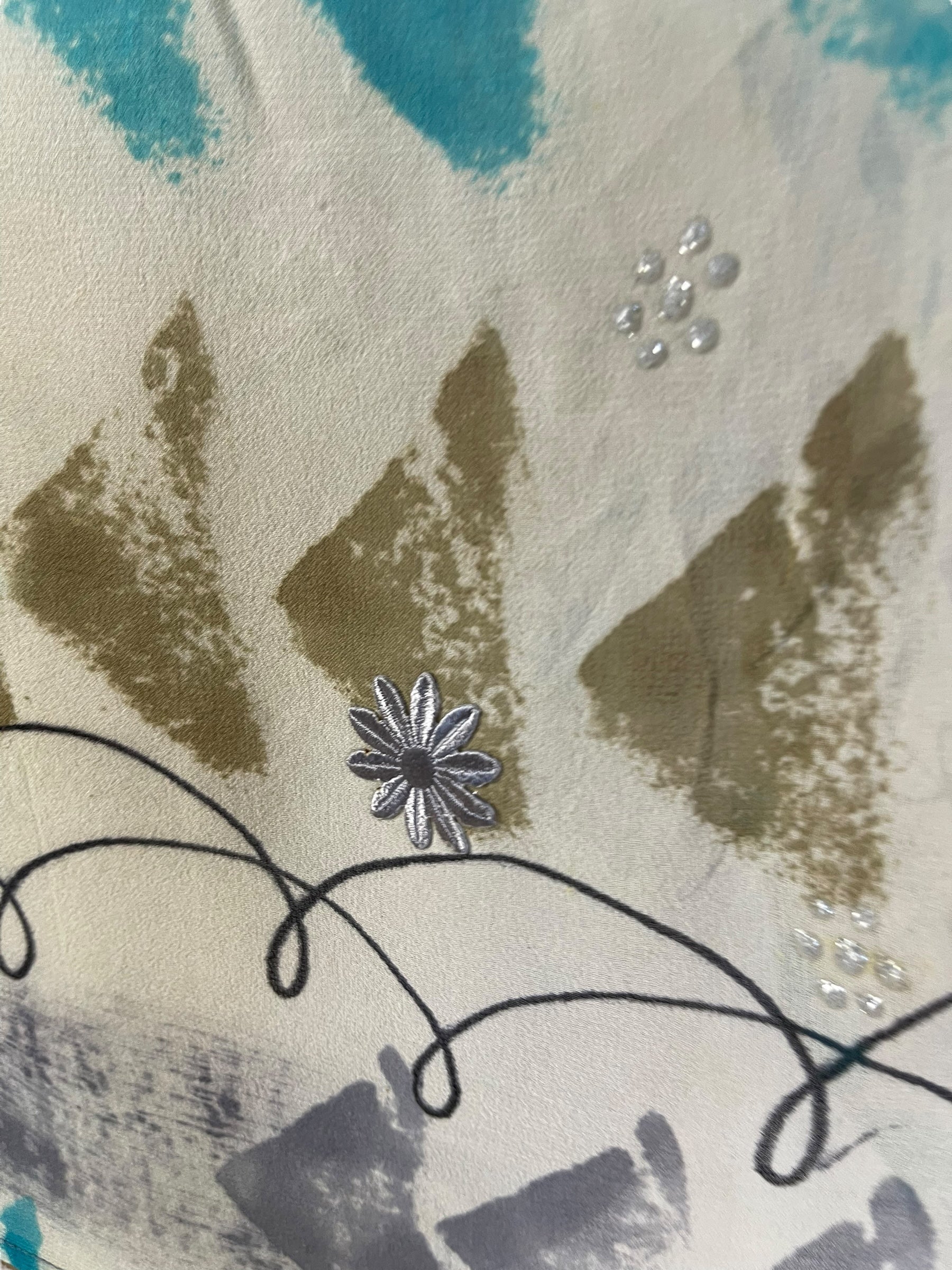 PRG7097 Sheer Wabi Sabi Pure Silk Cardigan