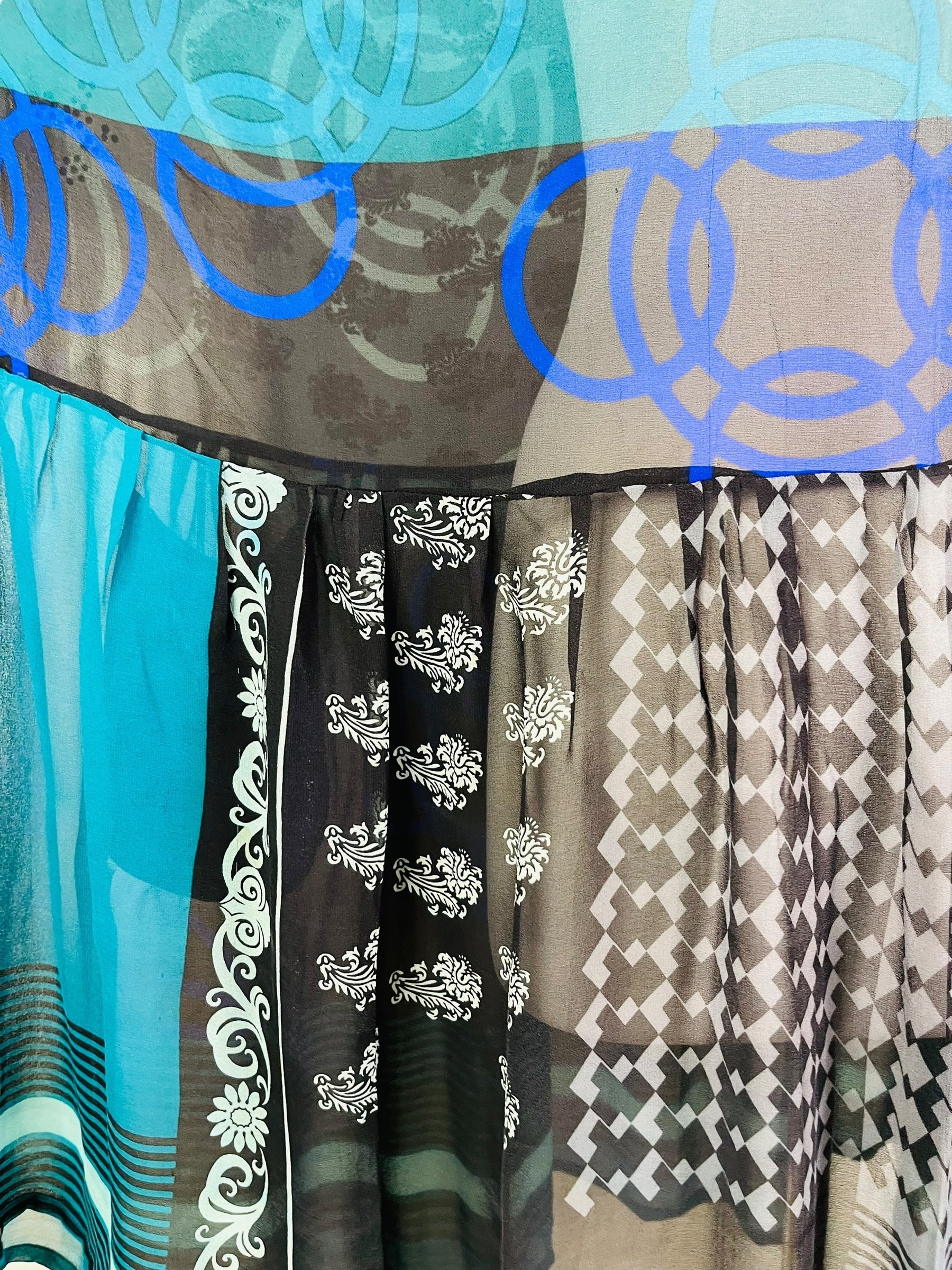 PRG7430 Sheer Avatar Pure Silk Boxy Babydoll Dress