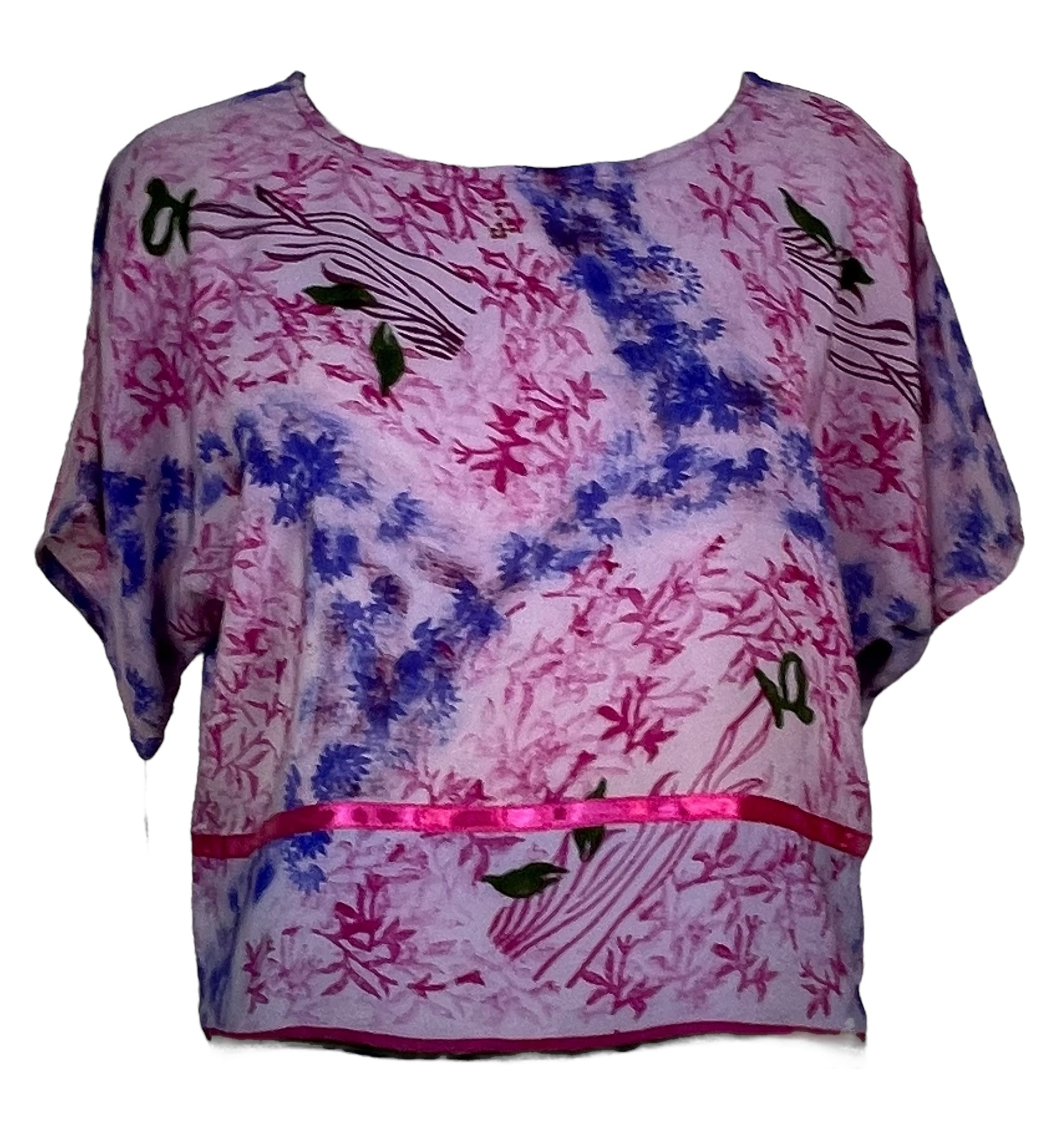 PRC4958 Wabi Sabi Pure Silk Boxy Top