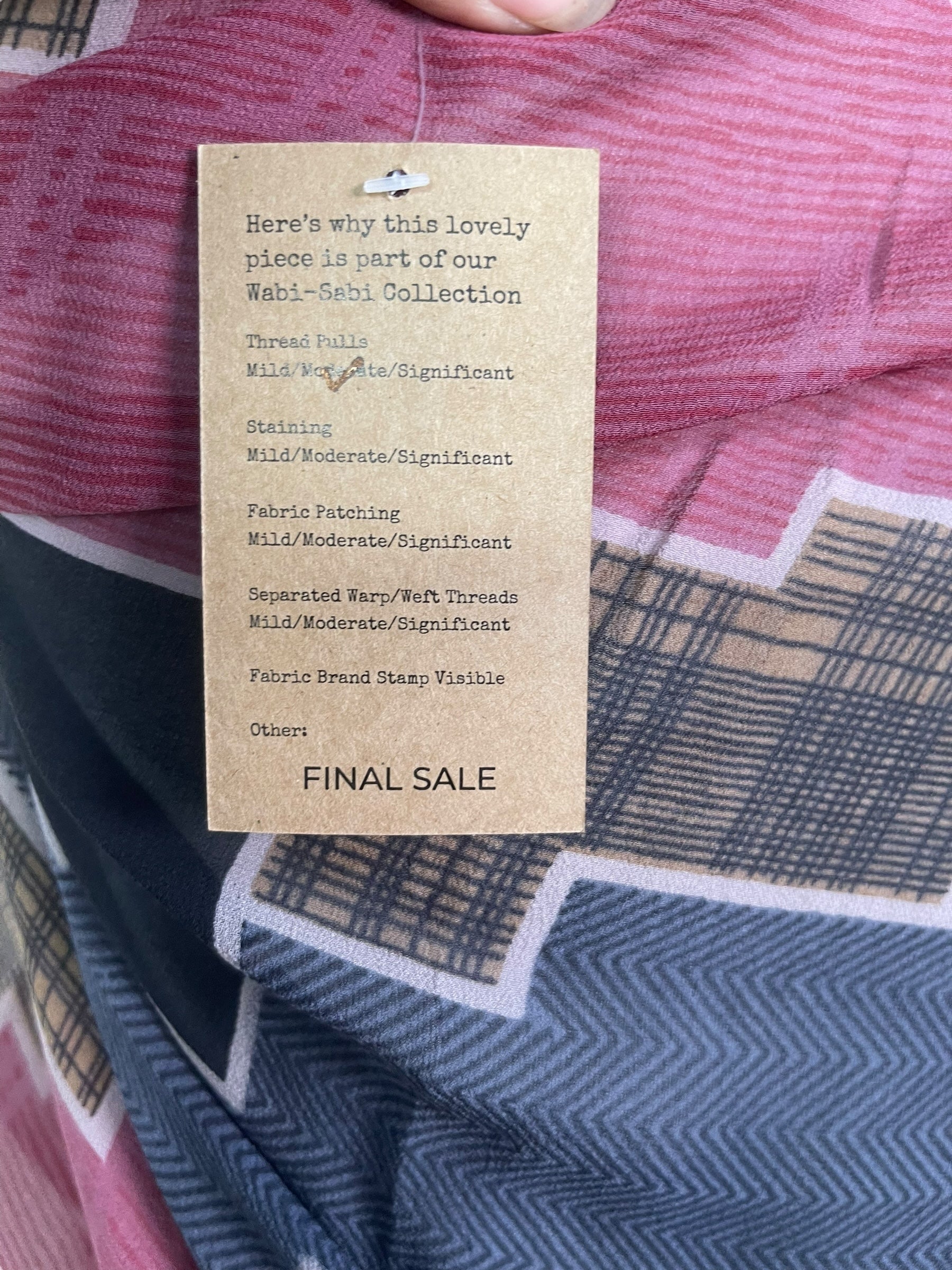 PRG7862 Sheer Wabi Sabi Pure Silk Long Tunic with Side Ties