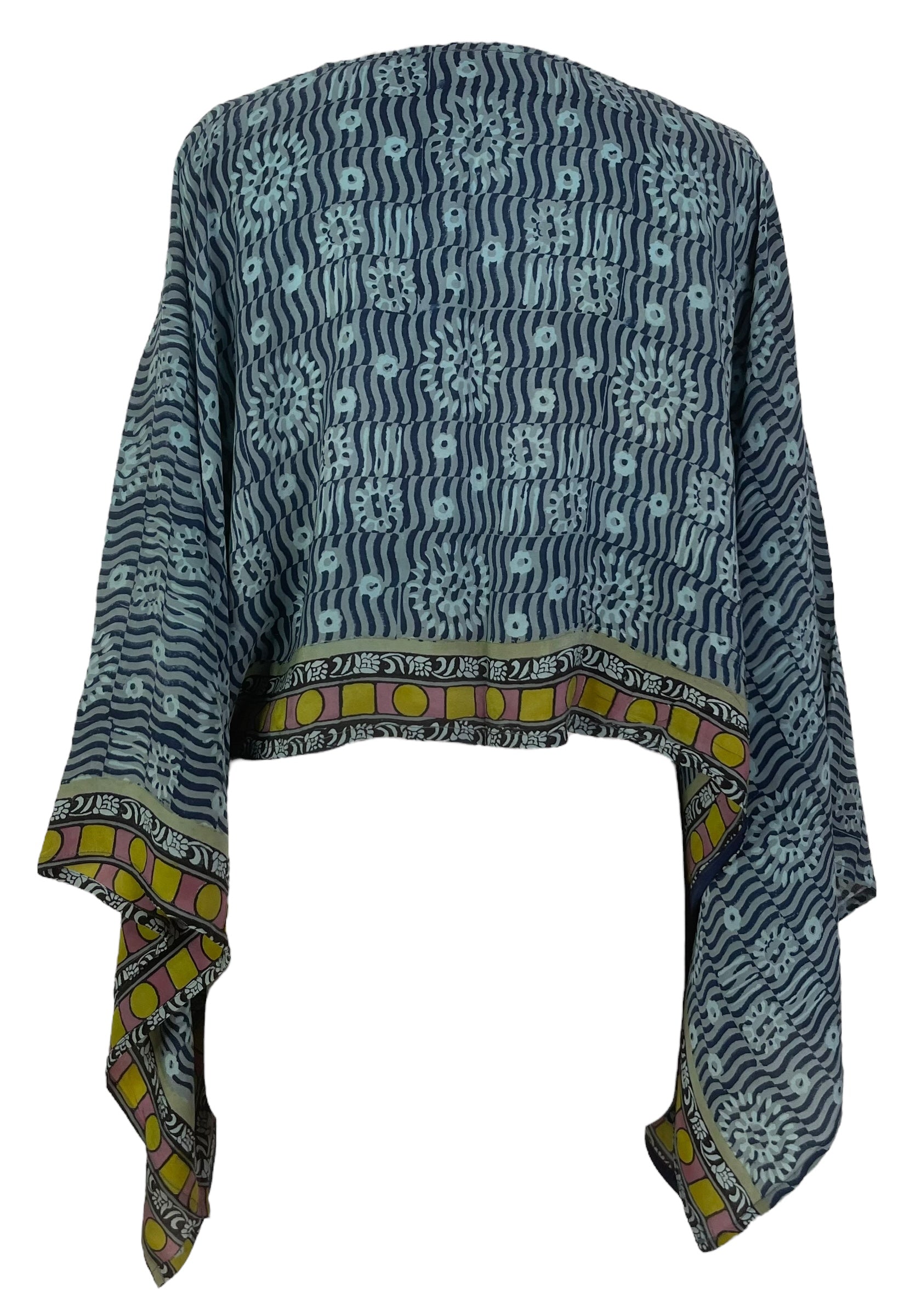 PRC7866 Avatar Pure Silk Capelet Poncho