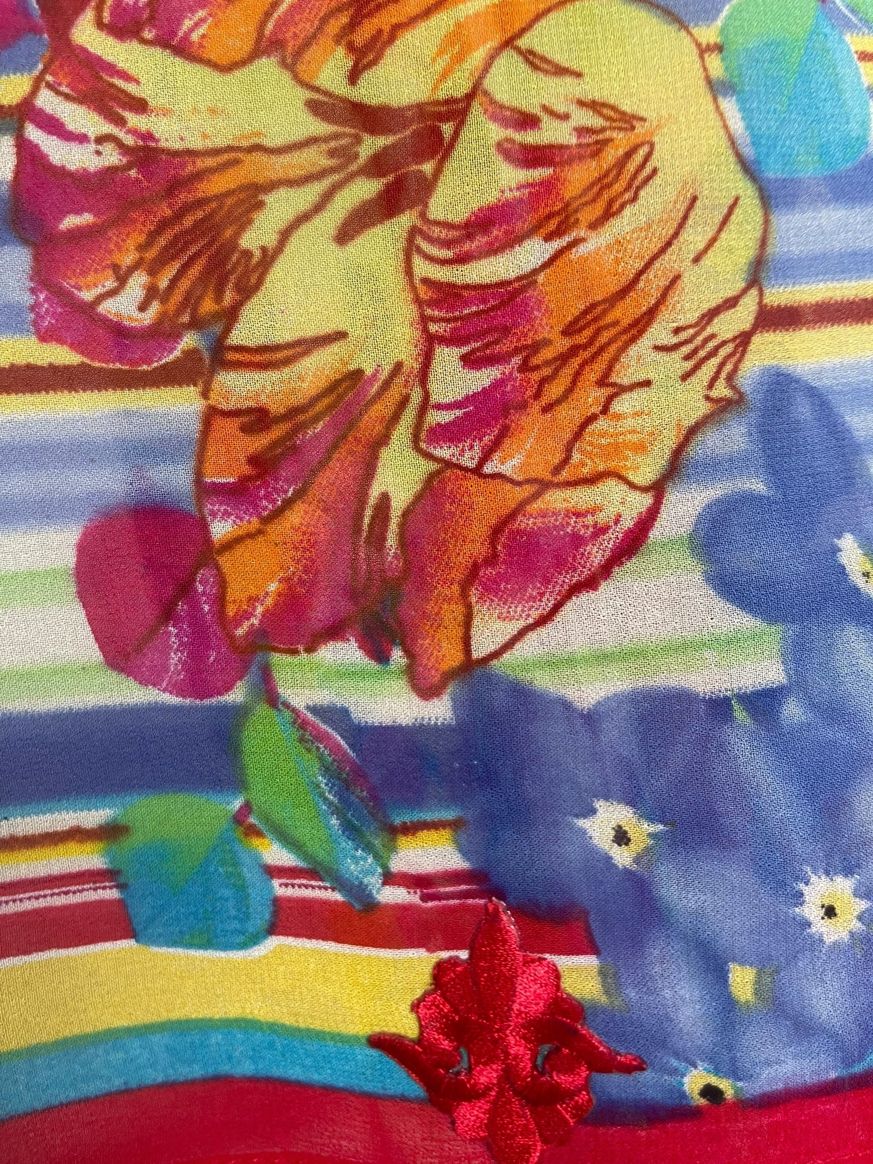 PREVIEW PRG8617 Sheer Wabi Sabi Pure Silk Kimono-Sleeved Top