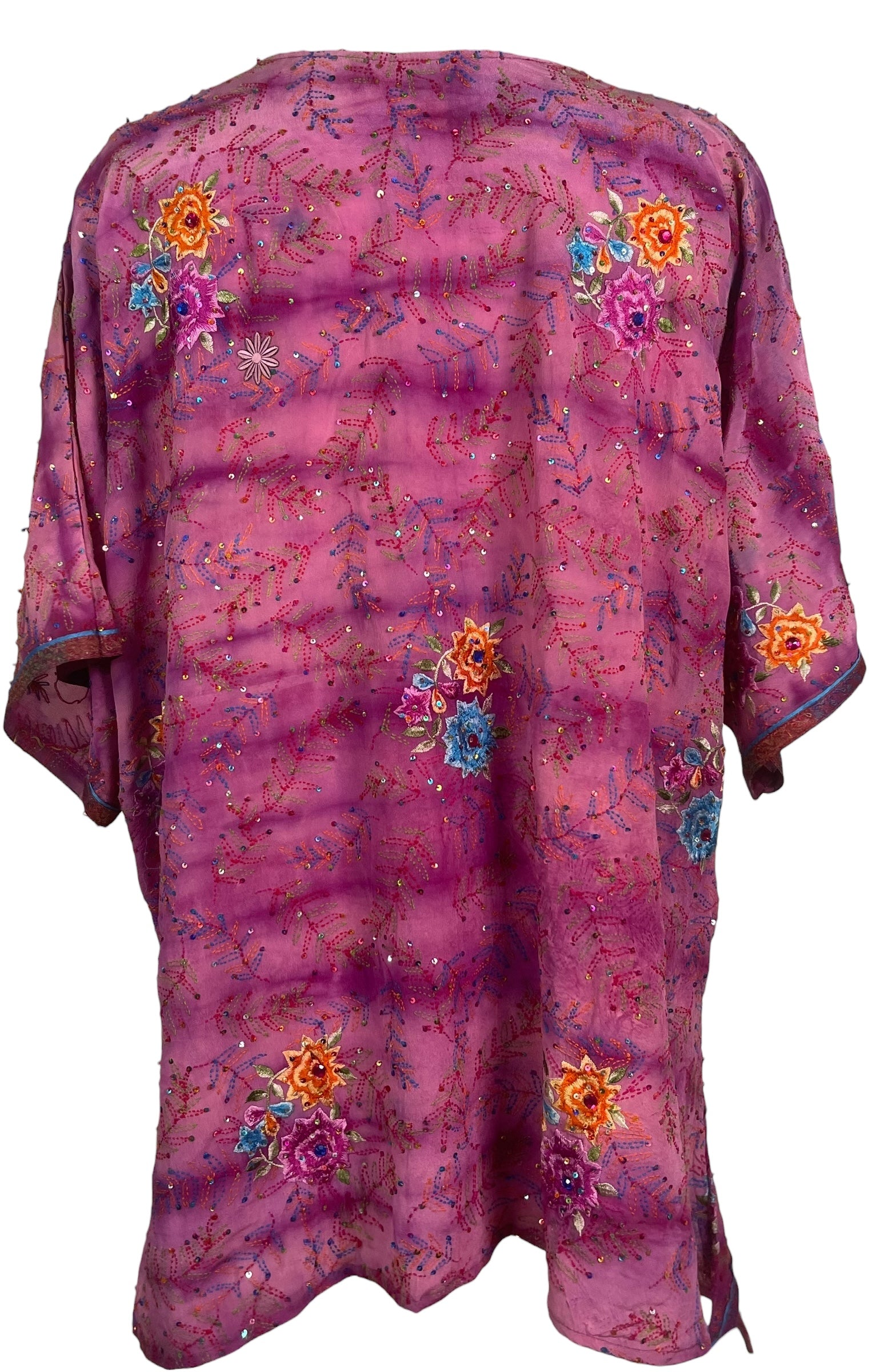 PREVIEW PRC8738 Avatar Pure Silk Long Tunic with Side Ties by MARCH2026 – Handmade ethical Side Tie Tunic from sariKNOTsari using upcycled silk. Designed in Canada for travel and slow fashion, loved from Toronto to LA to Sydney.