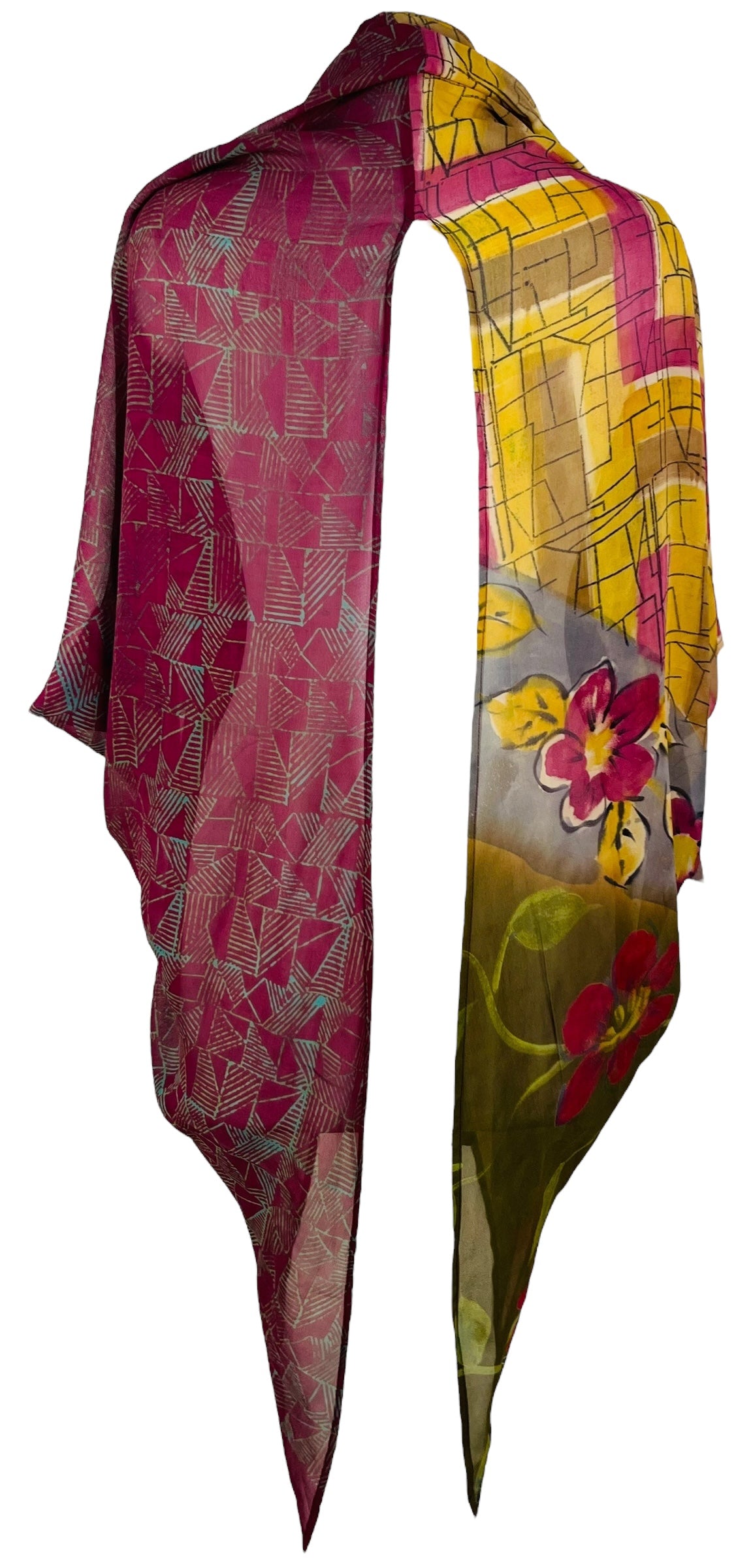 PRG7573 Sheer Avatar Pure Silk Cardigan