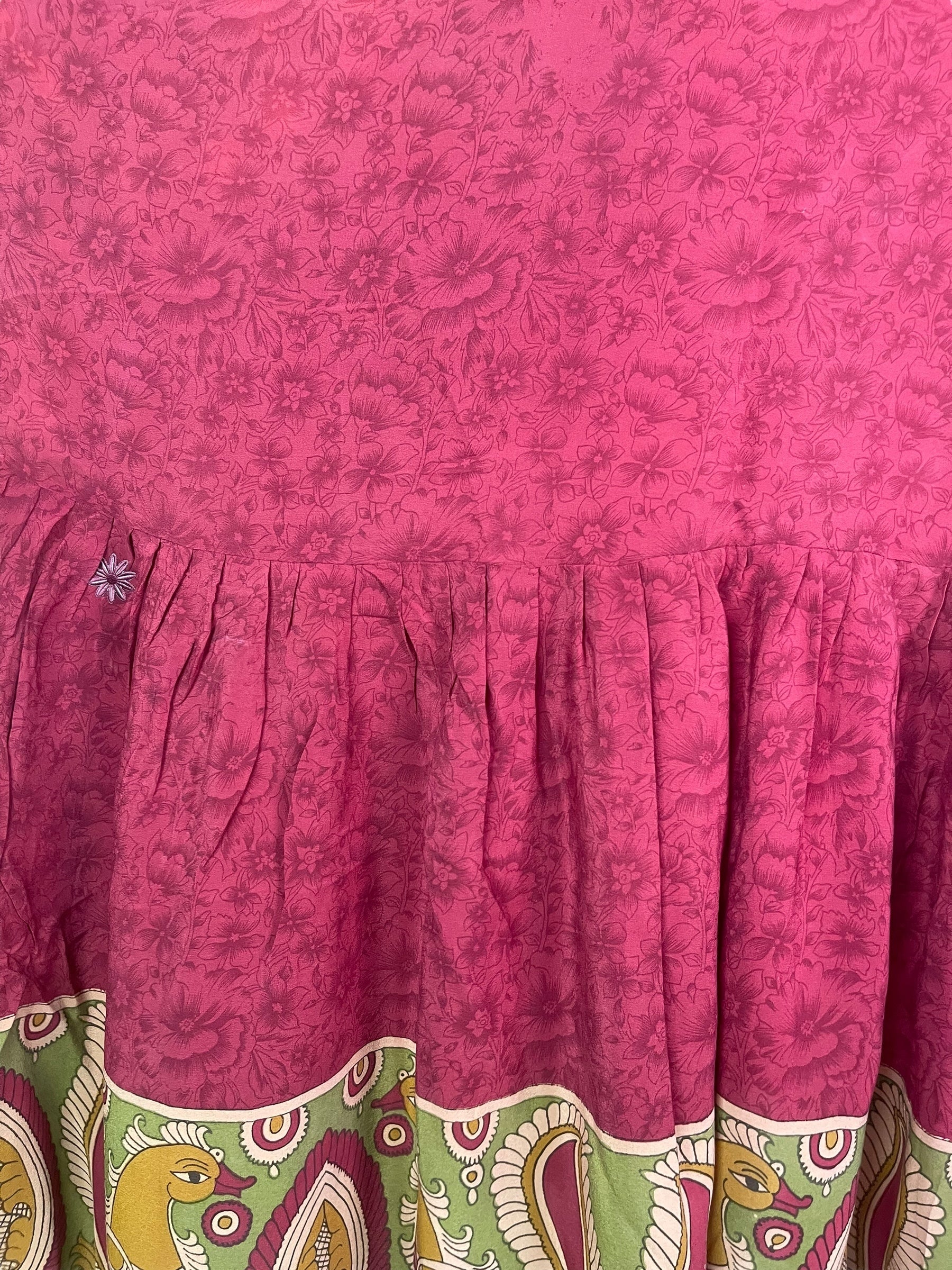 PRC7730 Avatar Pure Silk Boxy Babydoll Dress