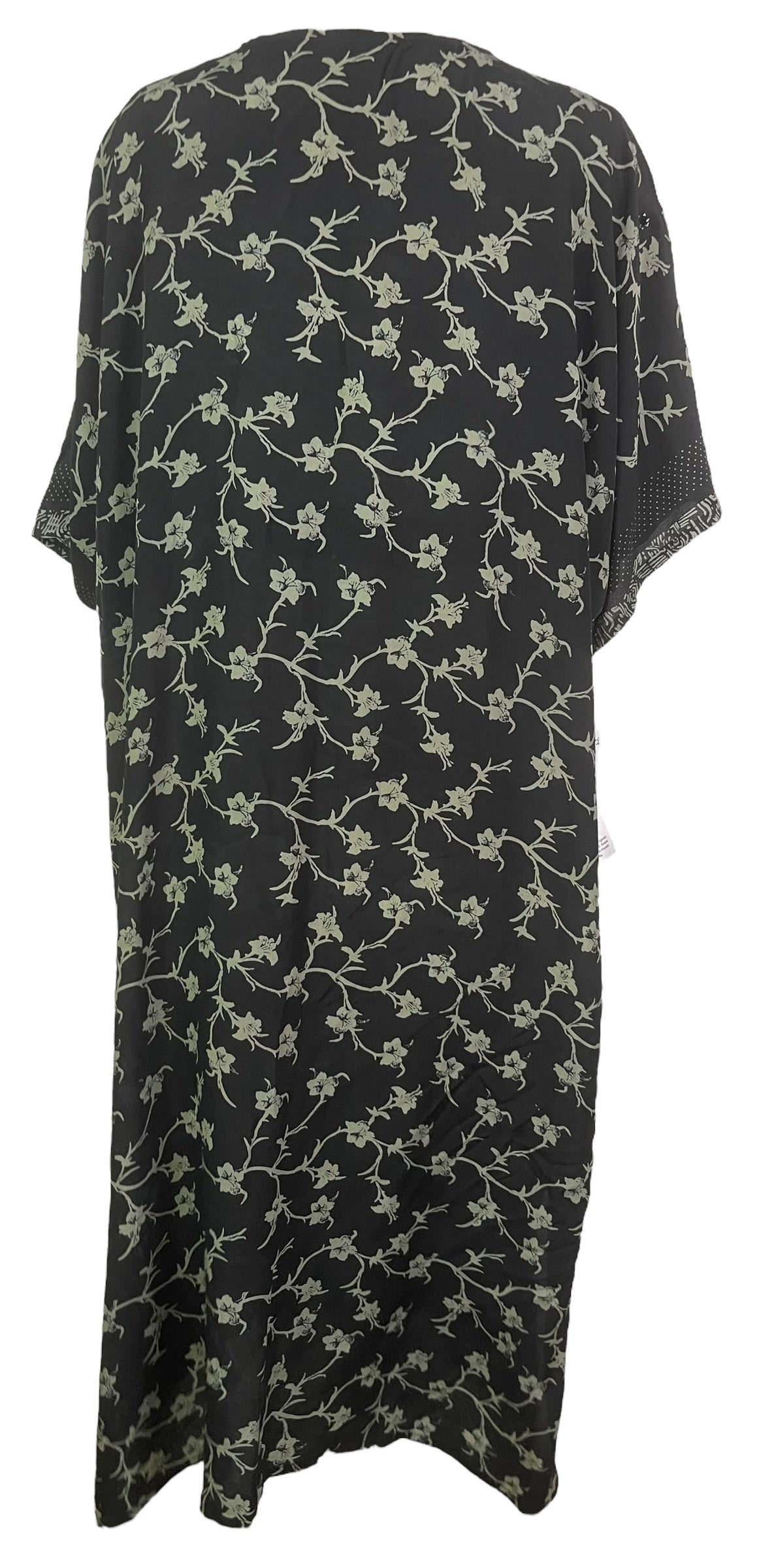 PRC7660 Wabi Sabi Pure Silk Kimono Sleeved Duster with Belt