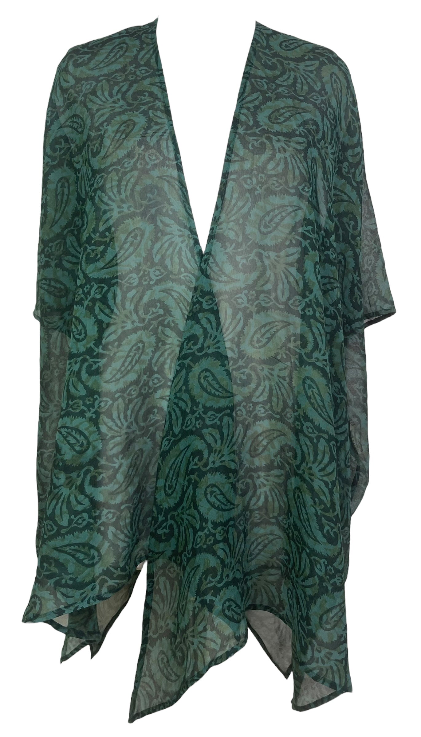 PRG8122 Sheer Avatar Pure Silk Cardigan