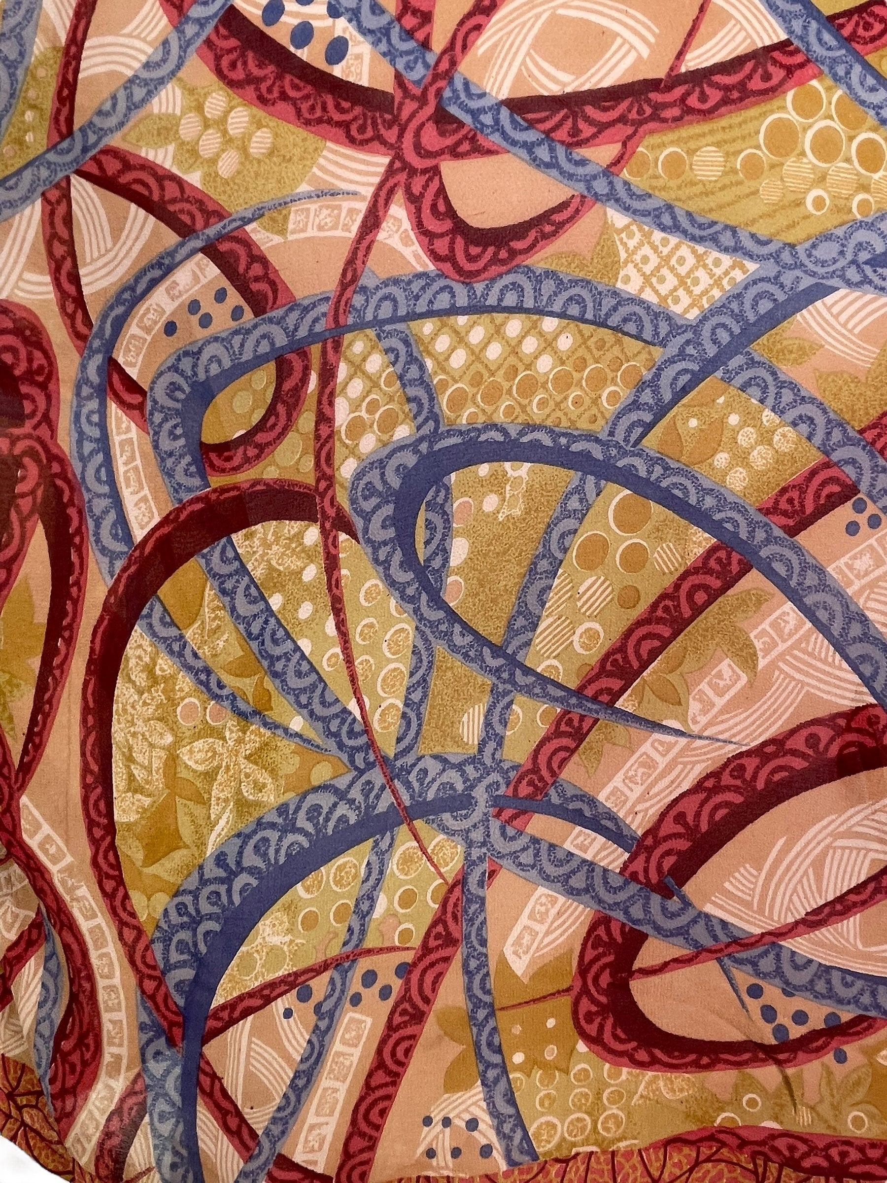 PRG7478 Sheer Wabi Sabi Pure Silk Boxy Top