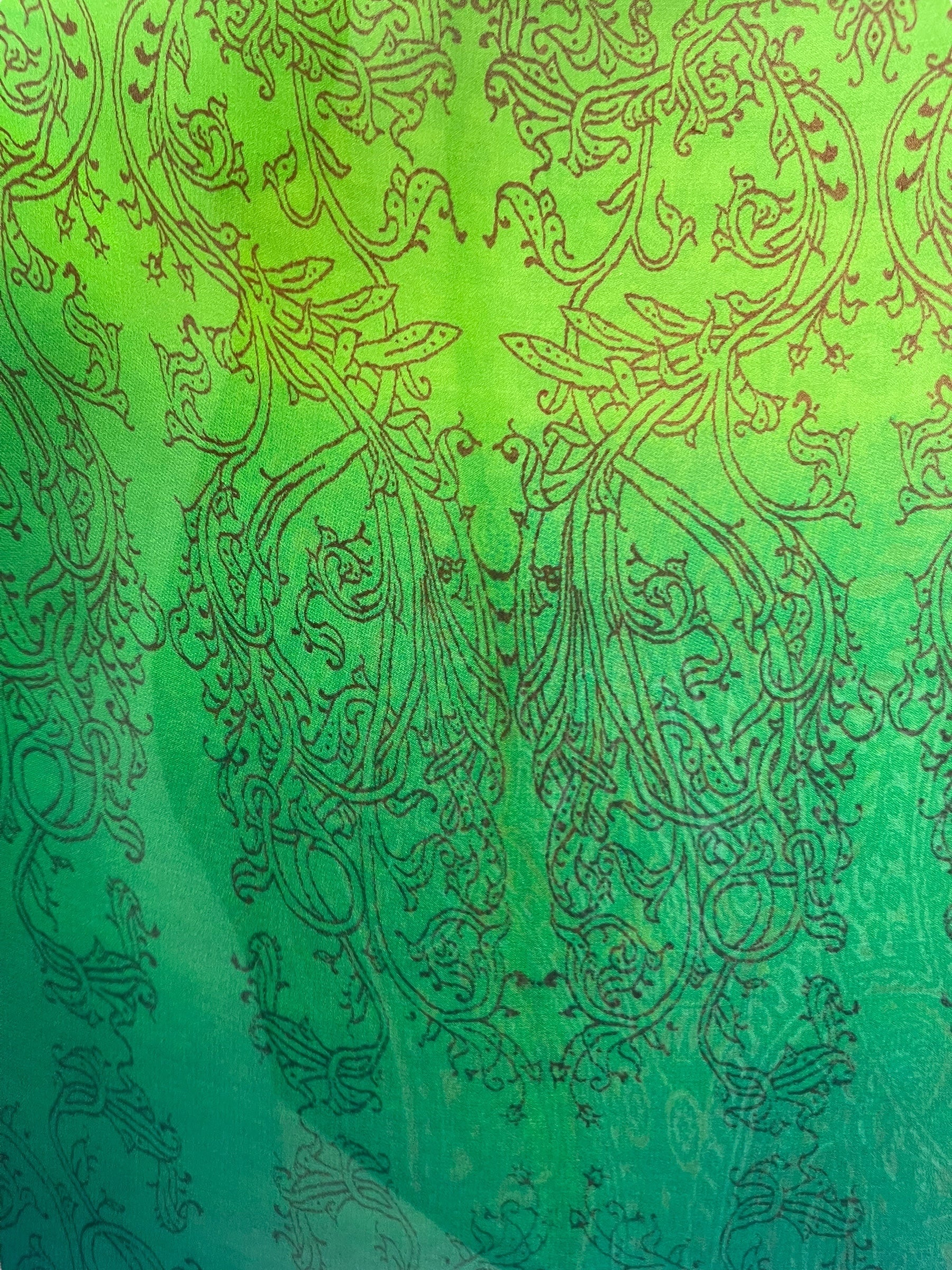 PRG7425 Sheer Avatar Pure Silk Capelet Poncho