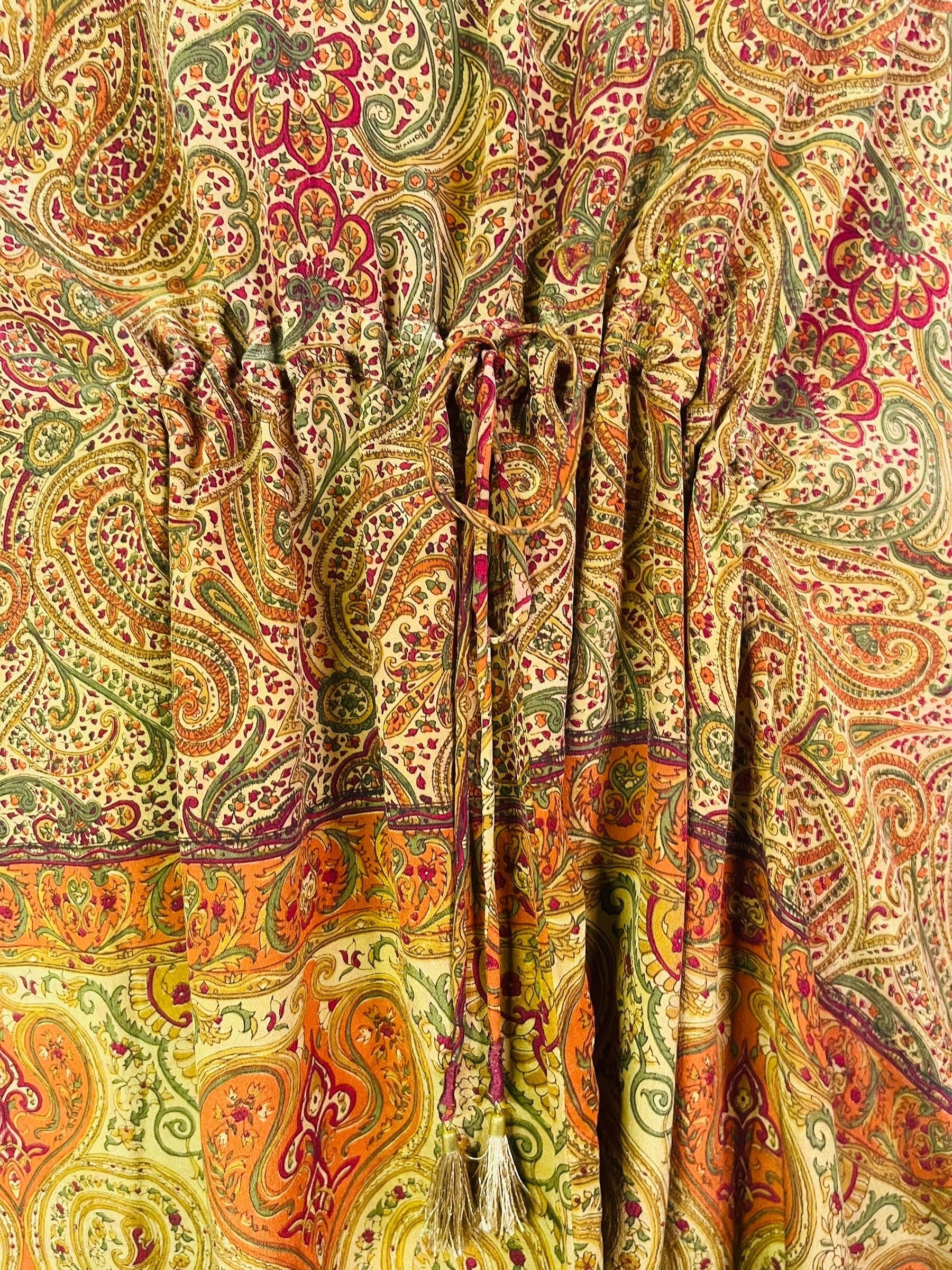 PRC6772 Avatar Pure Silk Maxi Kaftan