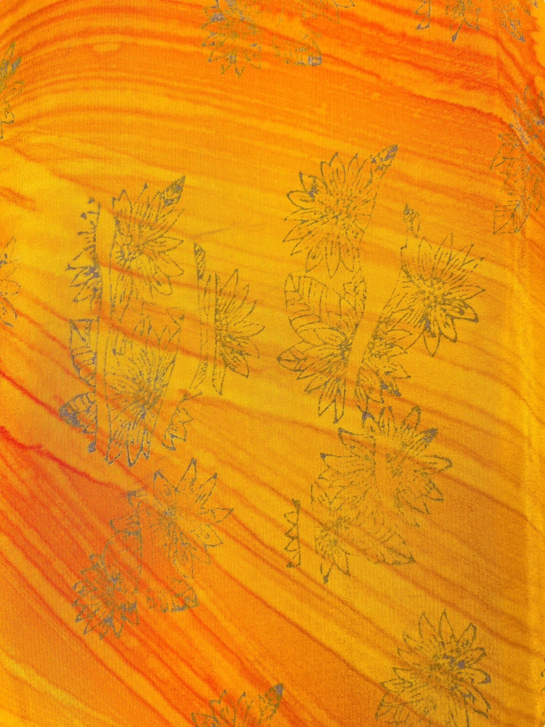 PRC7611 Pure Silk Wabi Sabi Capelet Poncho