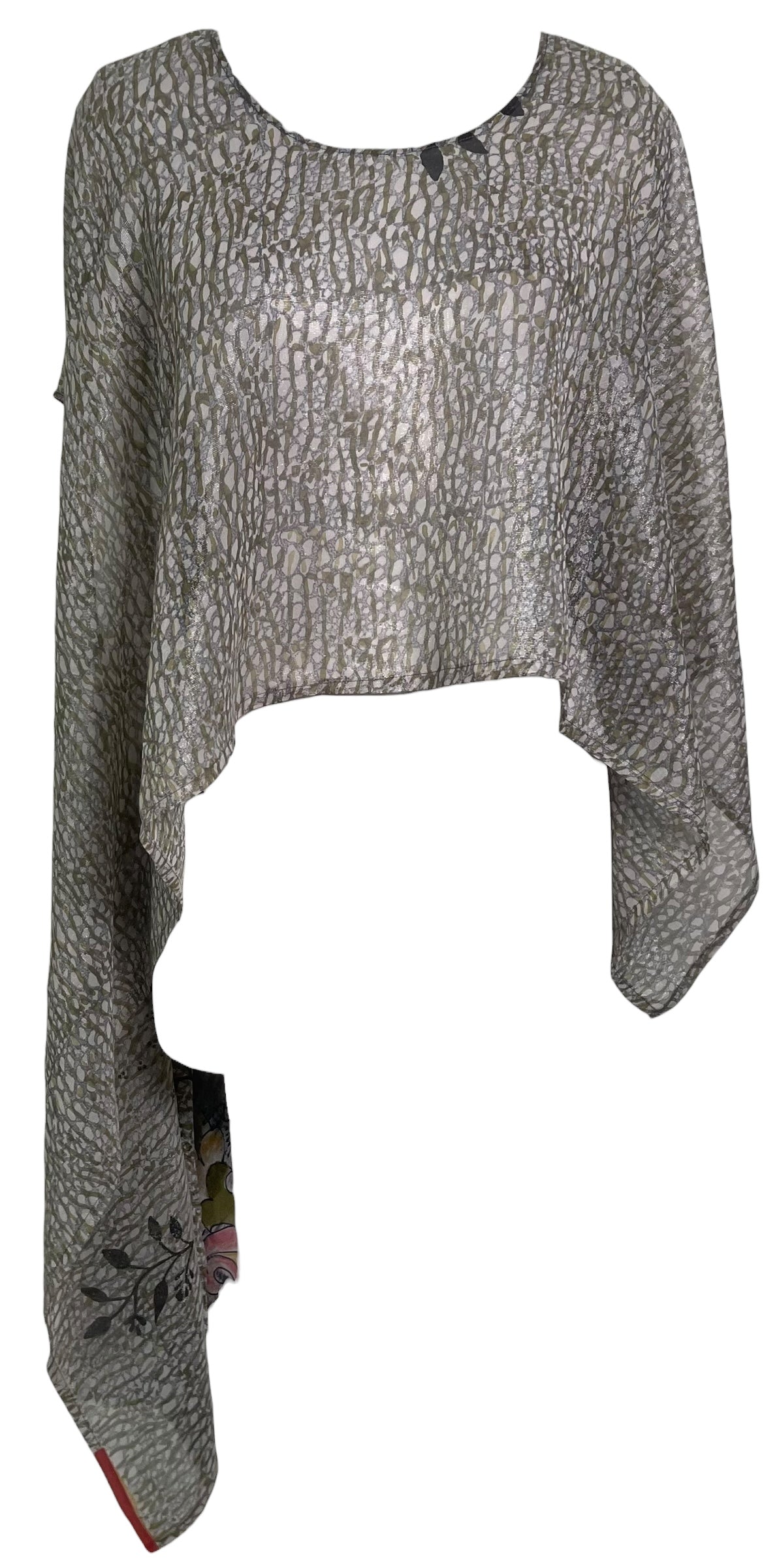 PRG8810 Sheer Avatar Pure Silk Versatile Vest by 15 FEBRUARY 2026 – Handmade ethical Vest from sariKNOTsari using upcycled silk. Designed in Canada for travel and slow fashion, loved from Toronto to LA to Sydney.