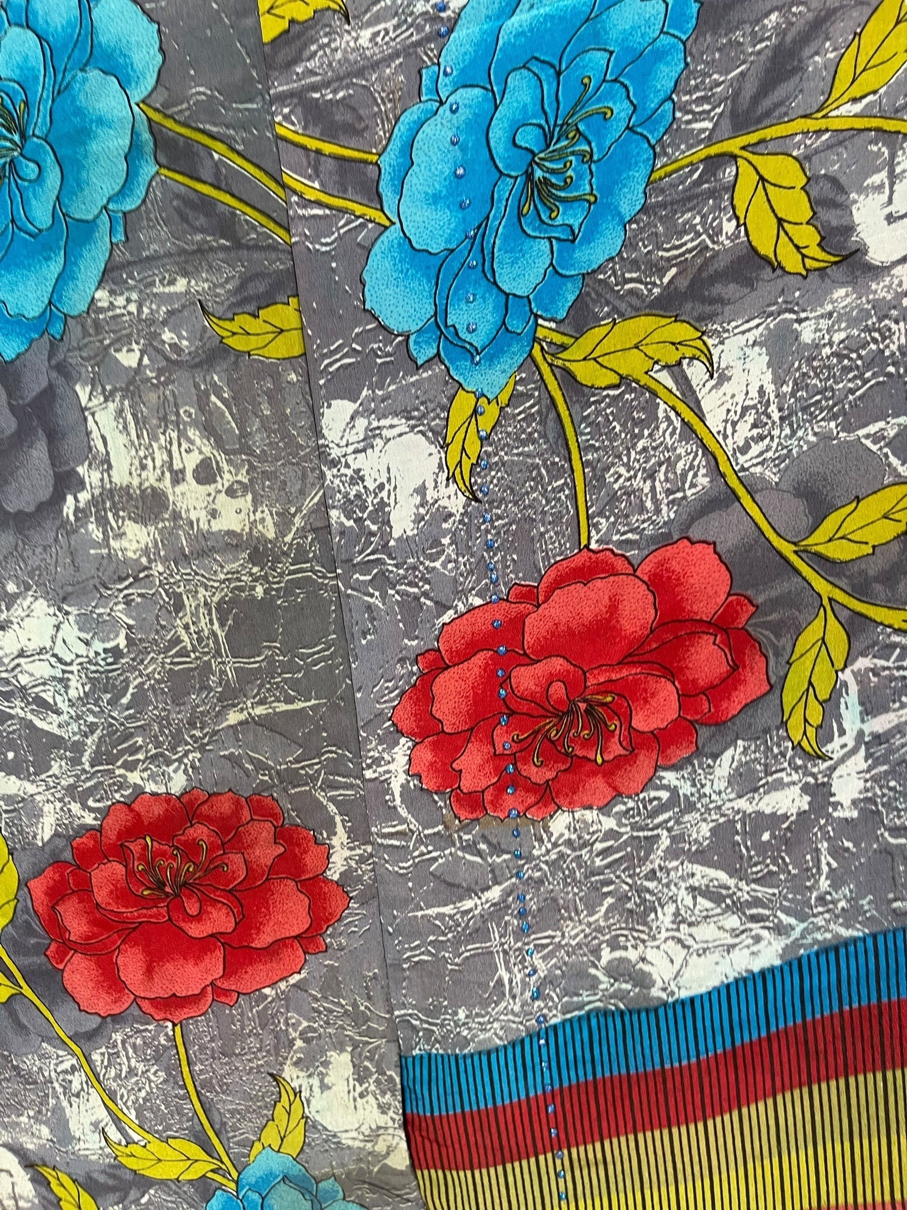 PRC7282 Wabi Sabi Pure Silk Waterfall Top