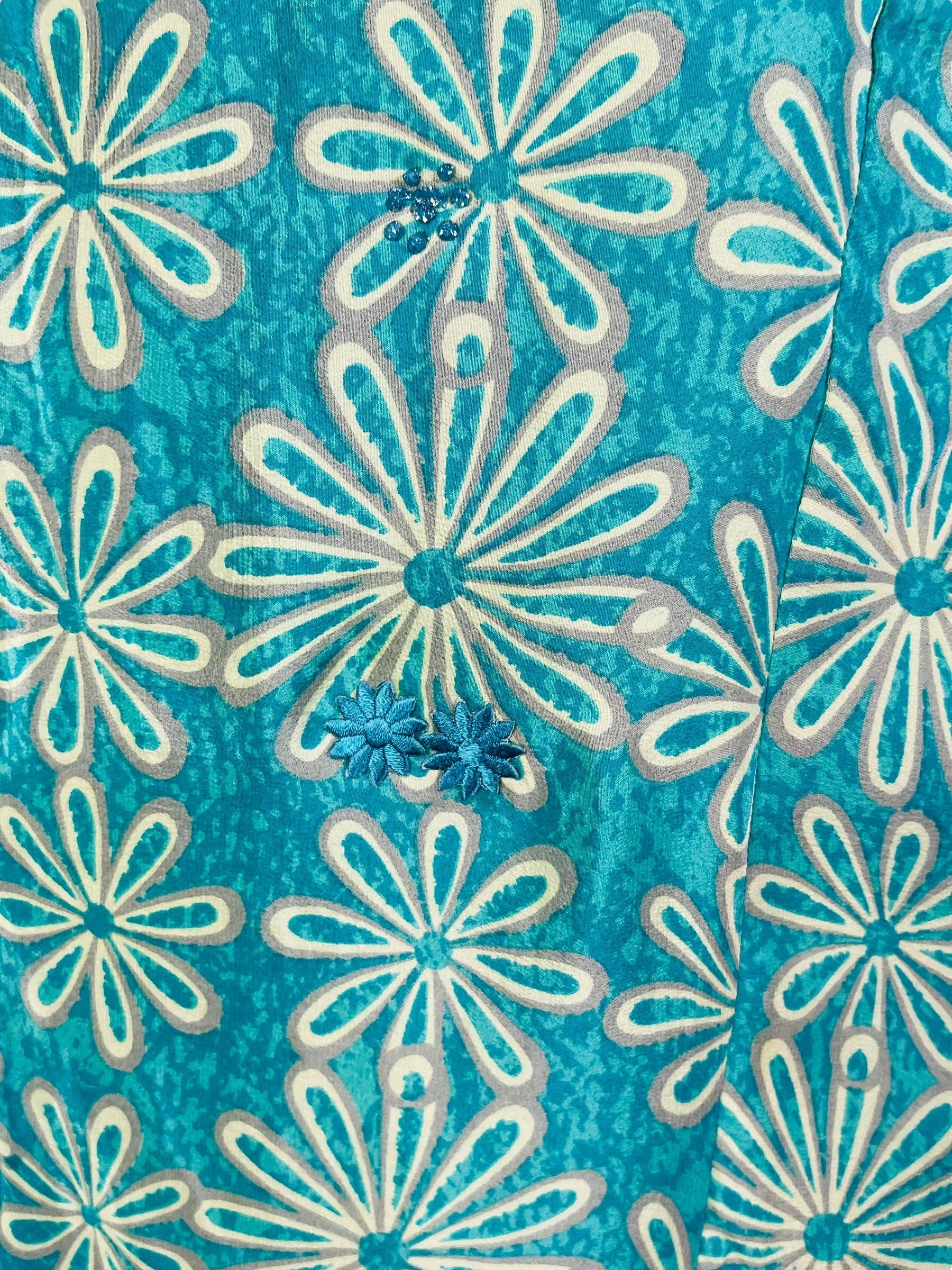 PRC6821 Wabi Sabi Pure Silk Self Pocket Tunic Dress