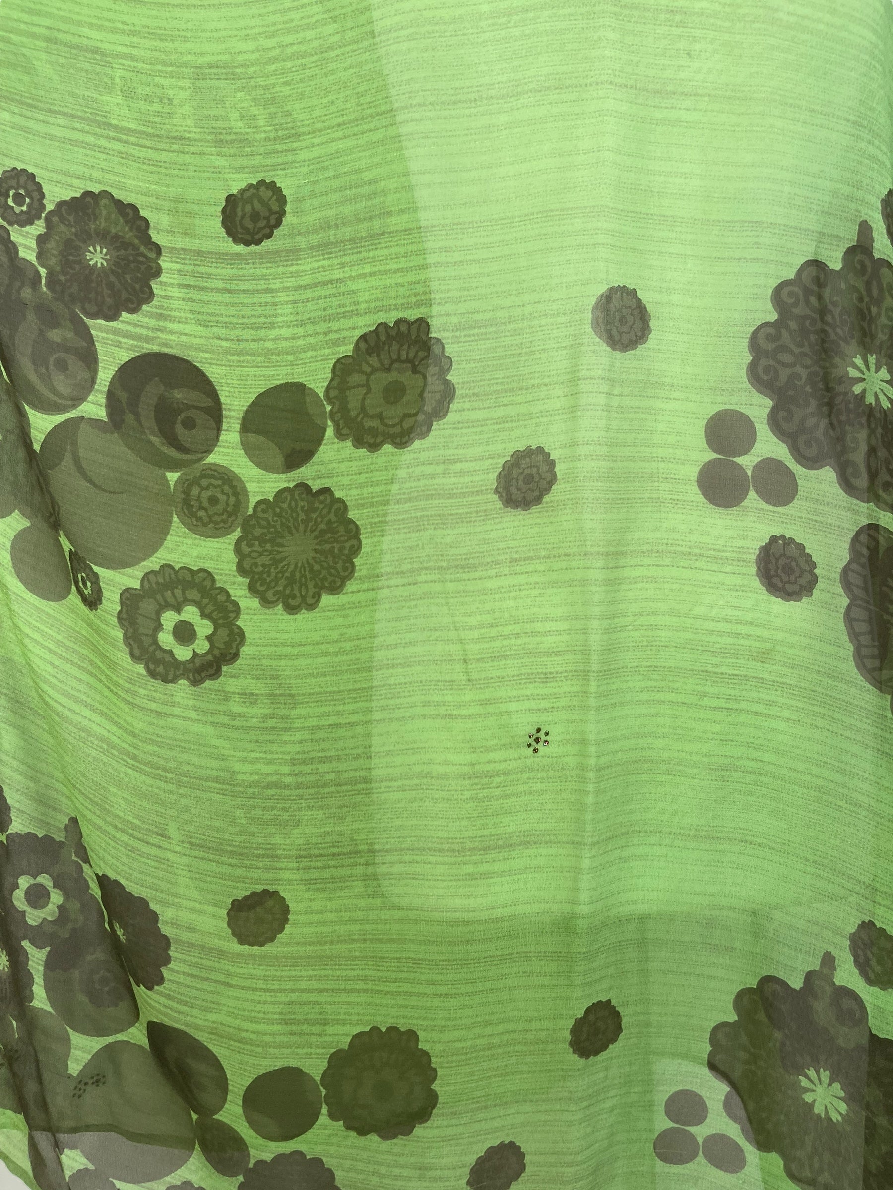 PRG7527 Sheer Avatar Pure Silk Midi Length Kaftan