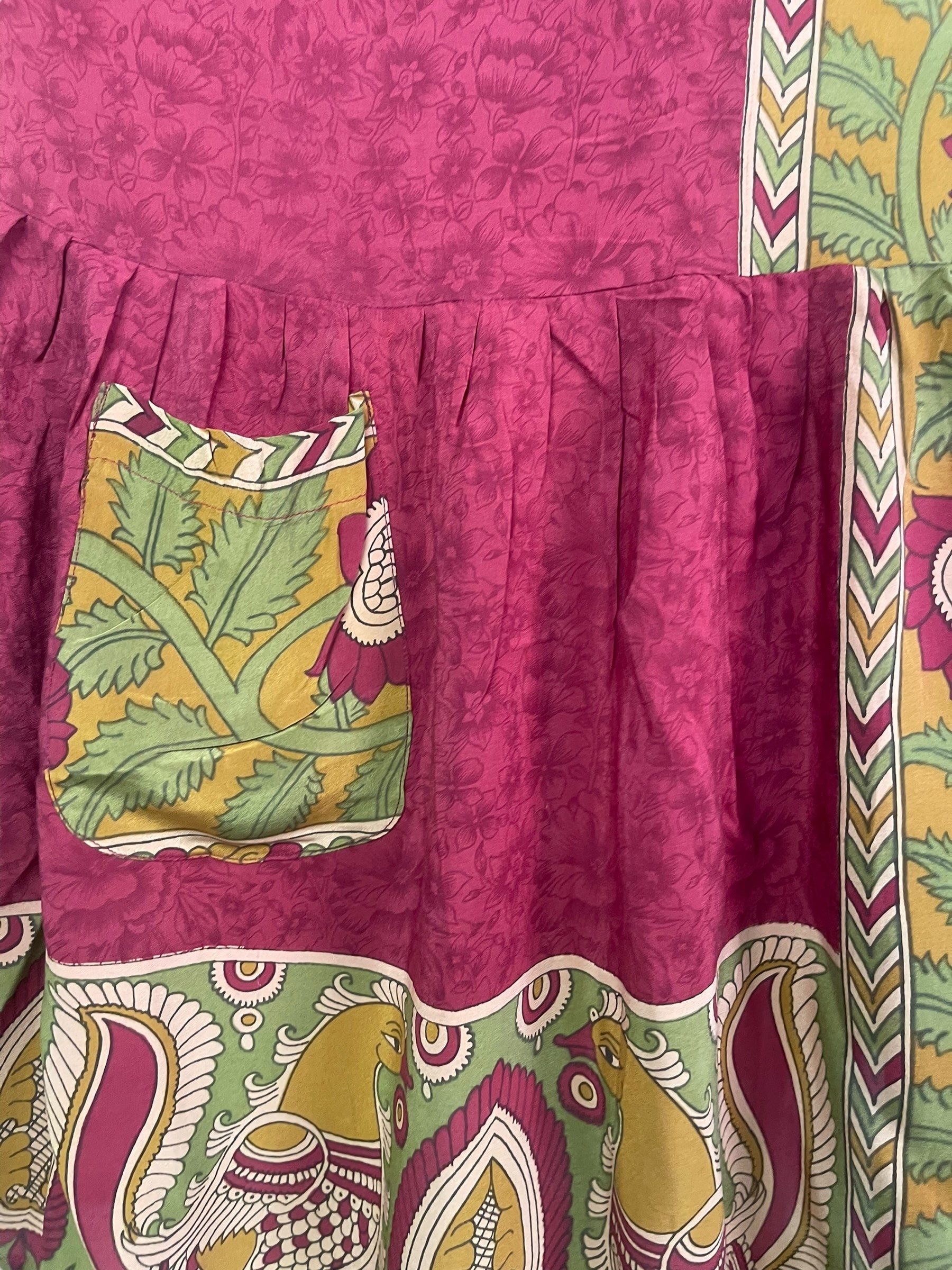 PRC7730 Avatar Pure Silk Boxy Babydoll Dress