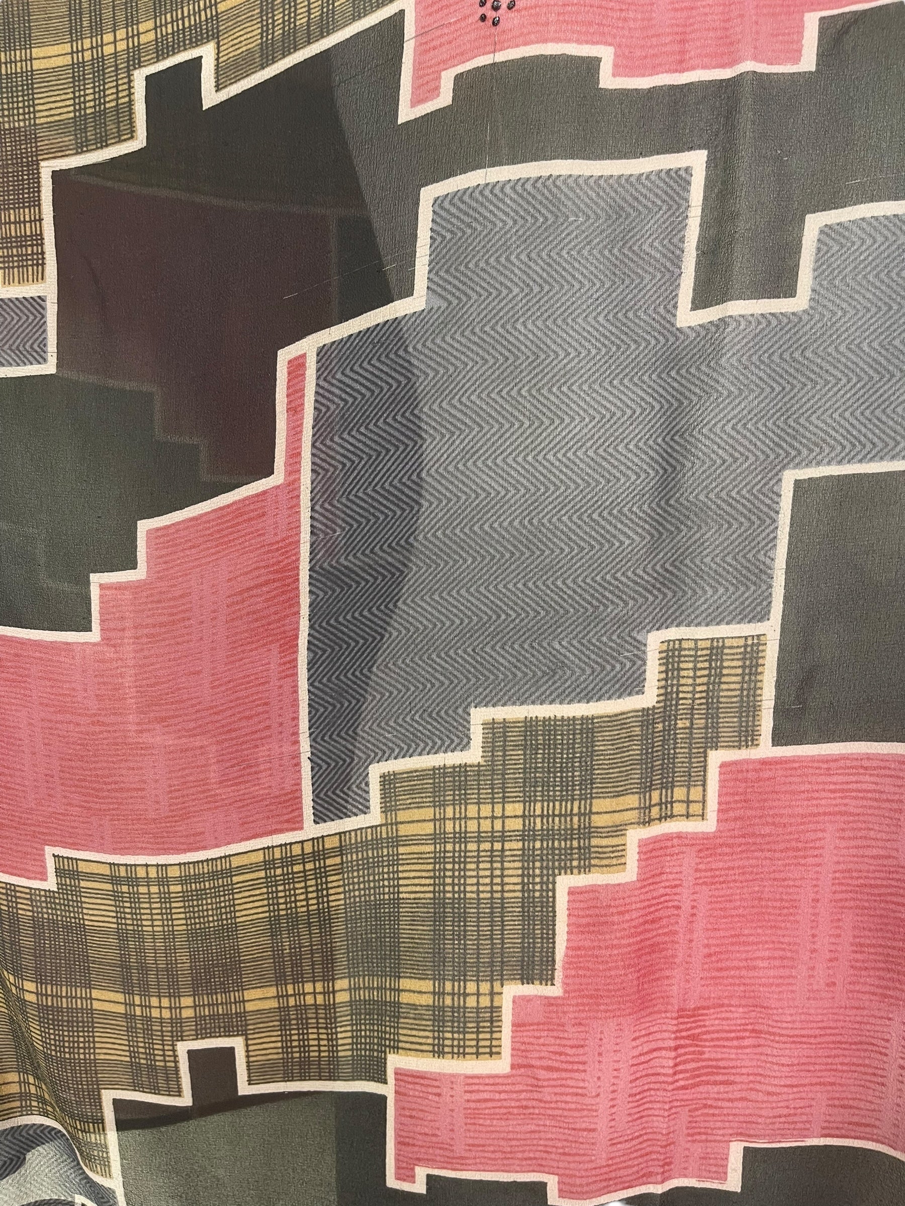 PRG7862 Sheer Wabi Sabi Pure Silk Long Tunic with Side Ties