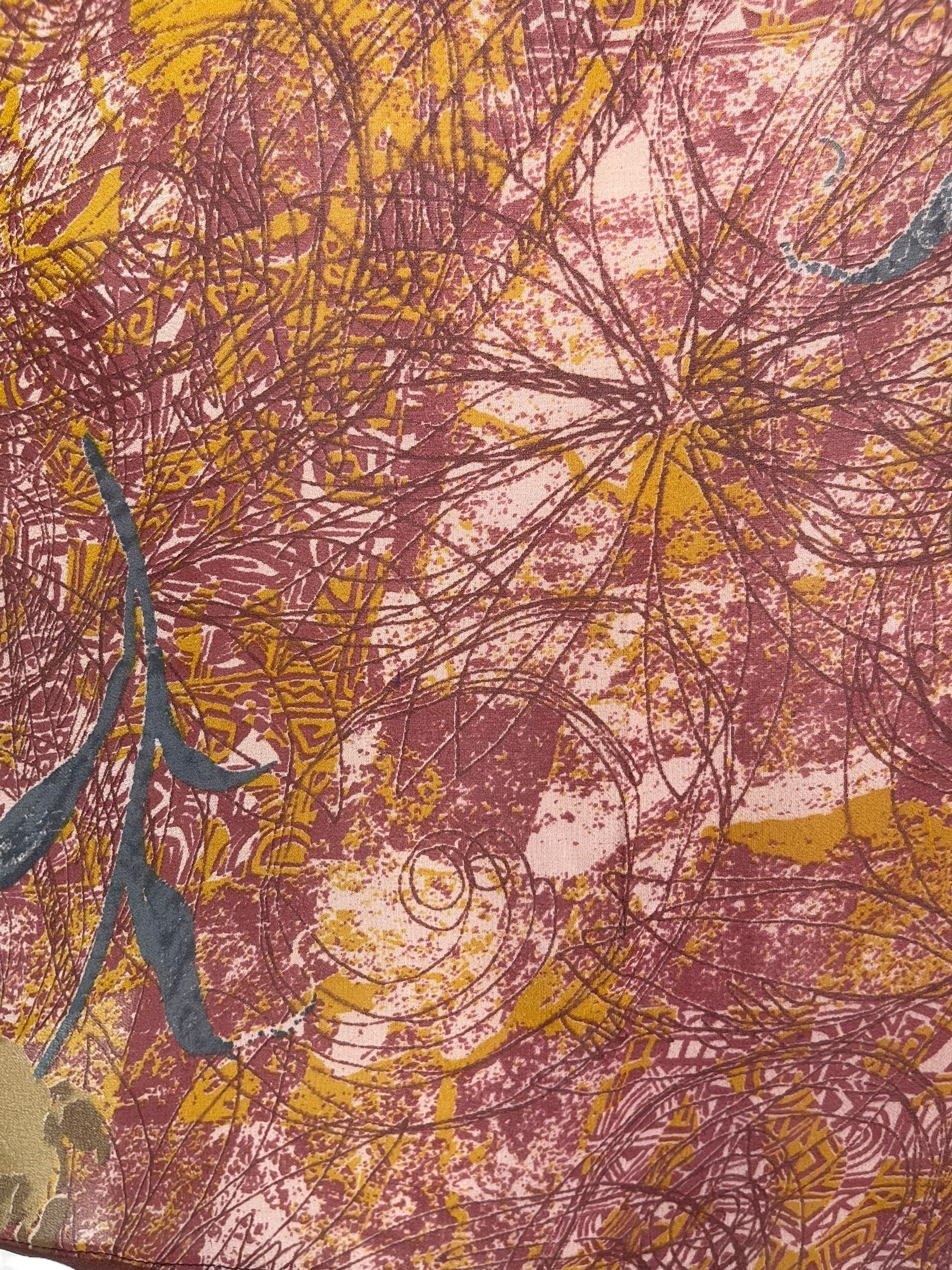 PRG7954 Sheer Avatar Pure Silk Boxy Top