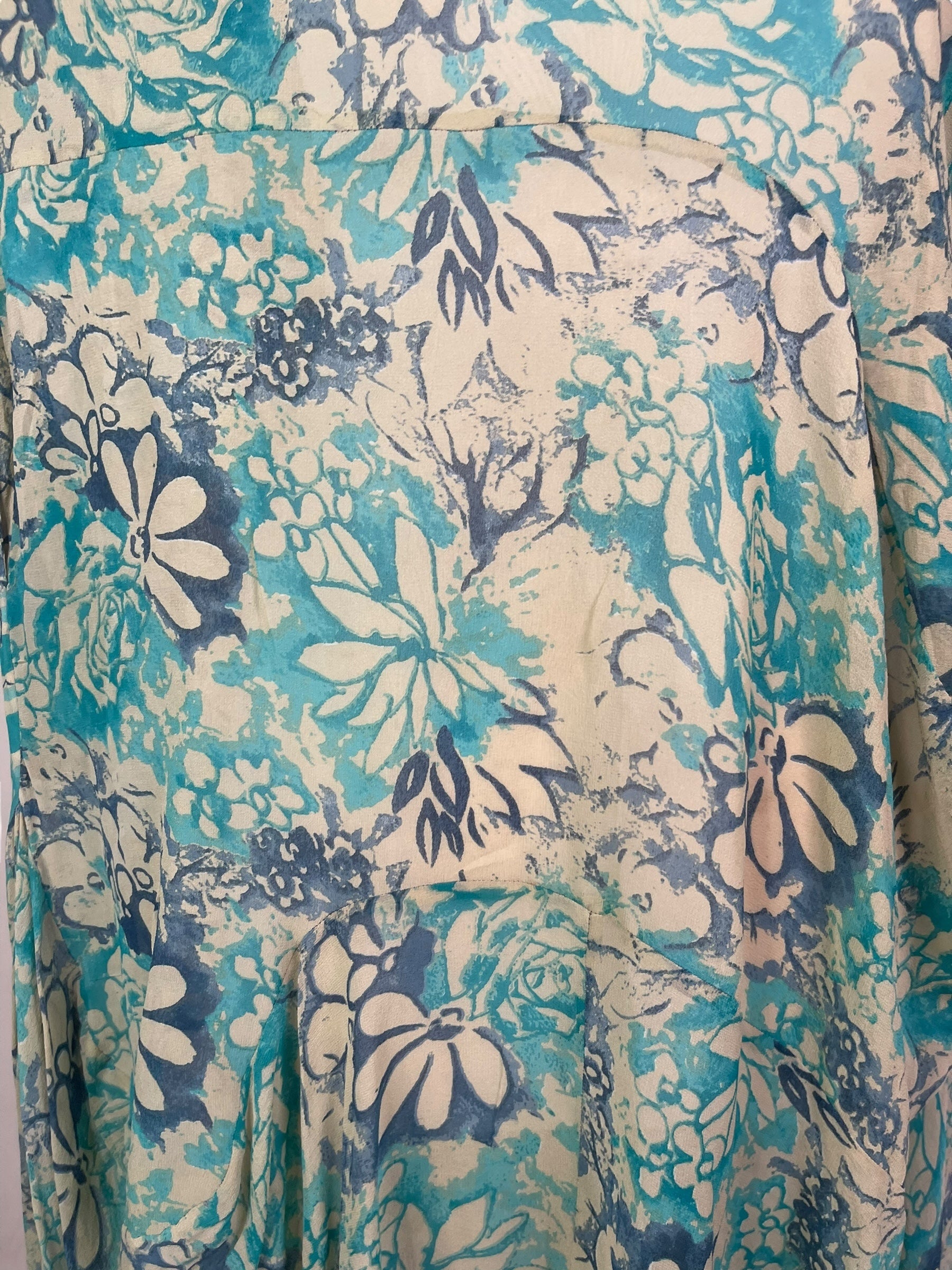 PRG7998 Sheer Avatar Pure Silk Sculptural Long Tunic Dress