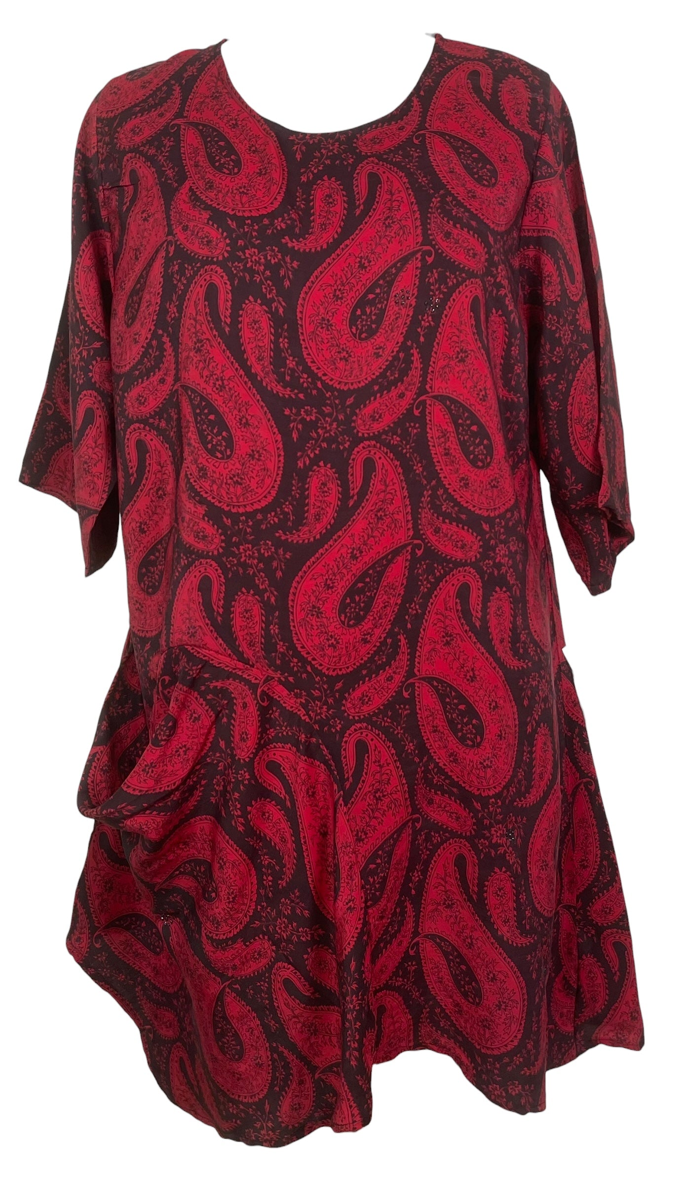 PREVIEW PRC8466 Sheer Avatar Pure Silk Self Pocket Tunic Dress by FEBRUARY2026 – Handmade ethical Self Pocket Tunic from sariKNOTsari using upcycled silk. Designed in Canada for travel and slow fashion, loved from Toronto to LA to Sydney.