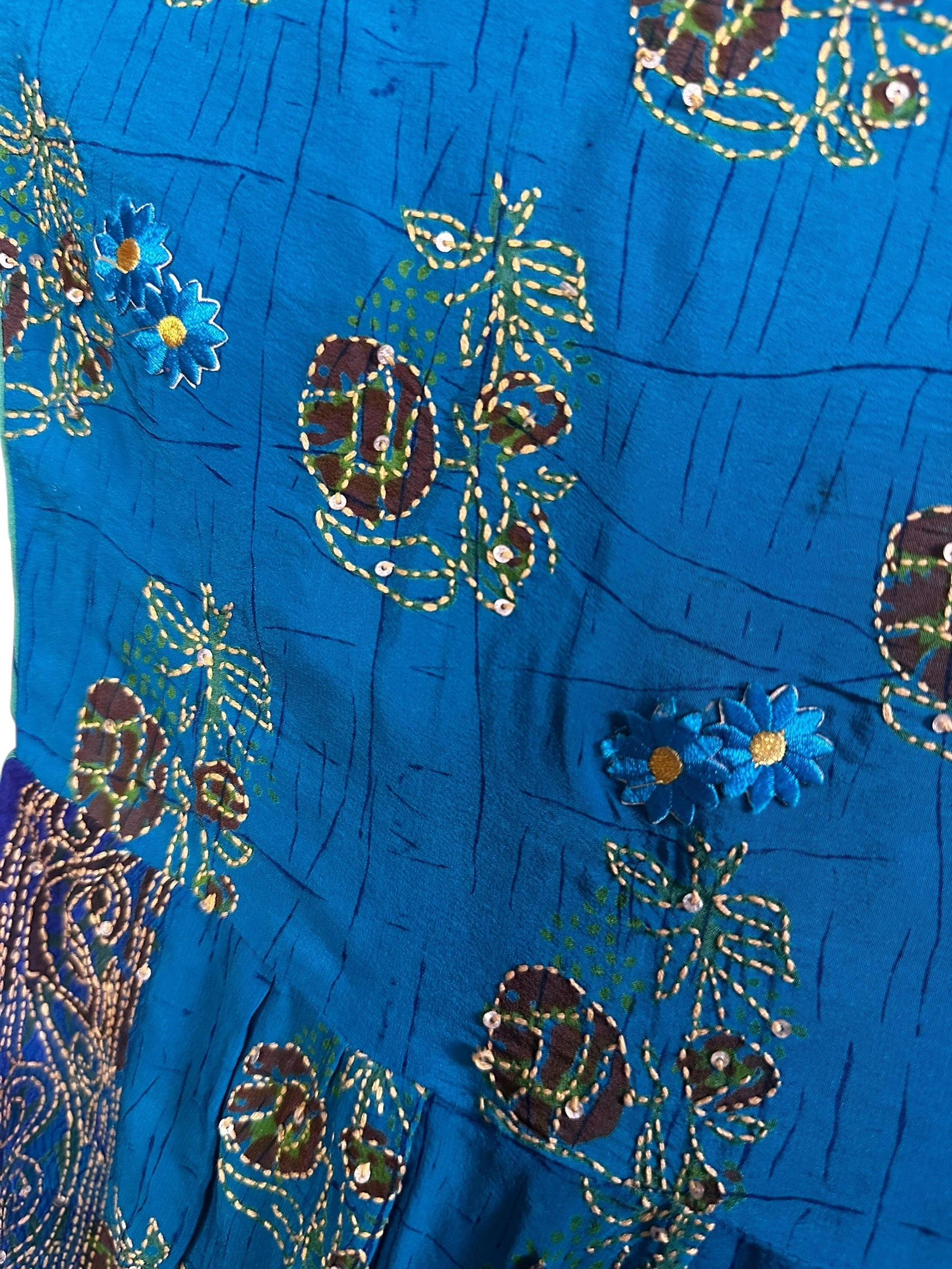 FORAGE PRC3775 Avatar Pure Silk Boxy Babydoll Dress