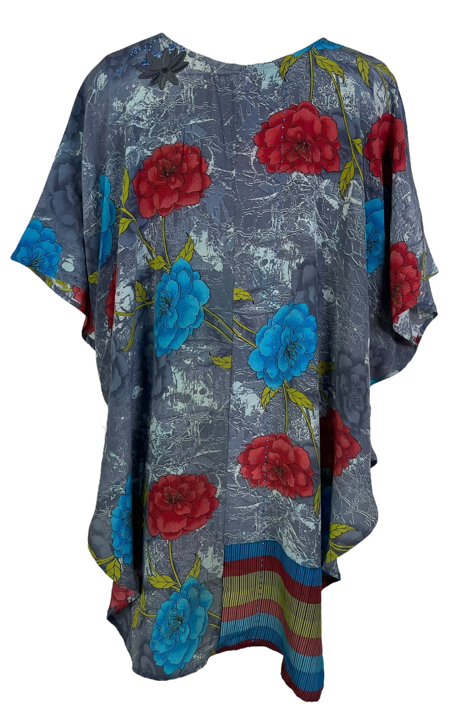 PRC7282 Wabi Sabi Pure Silk Waterfall Top